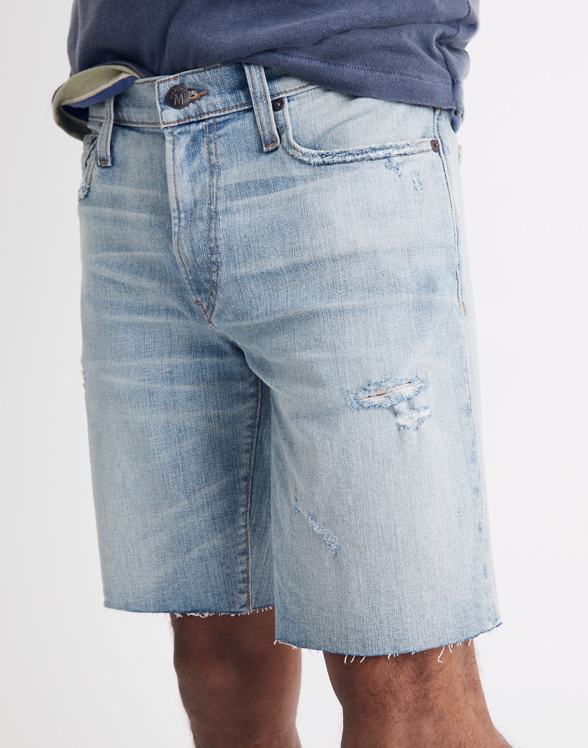 9" Denim Shorts in Hamlyn Wash