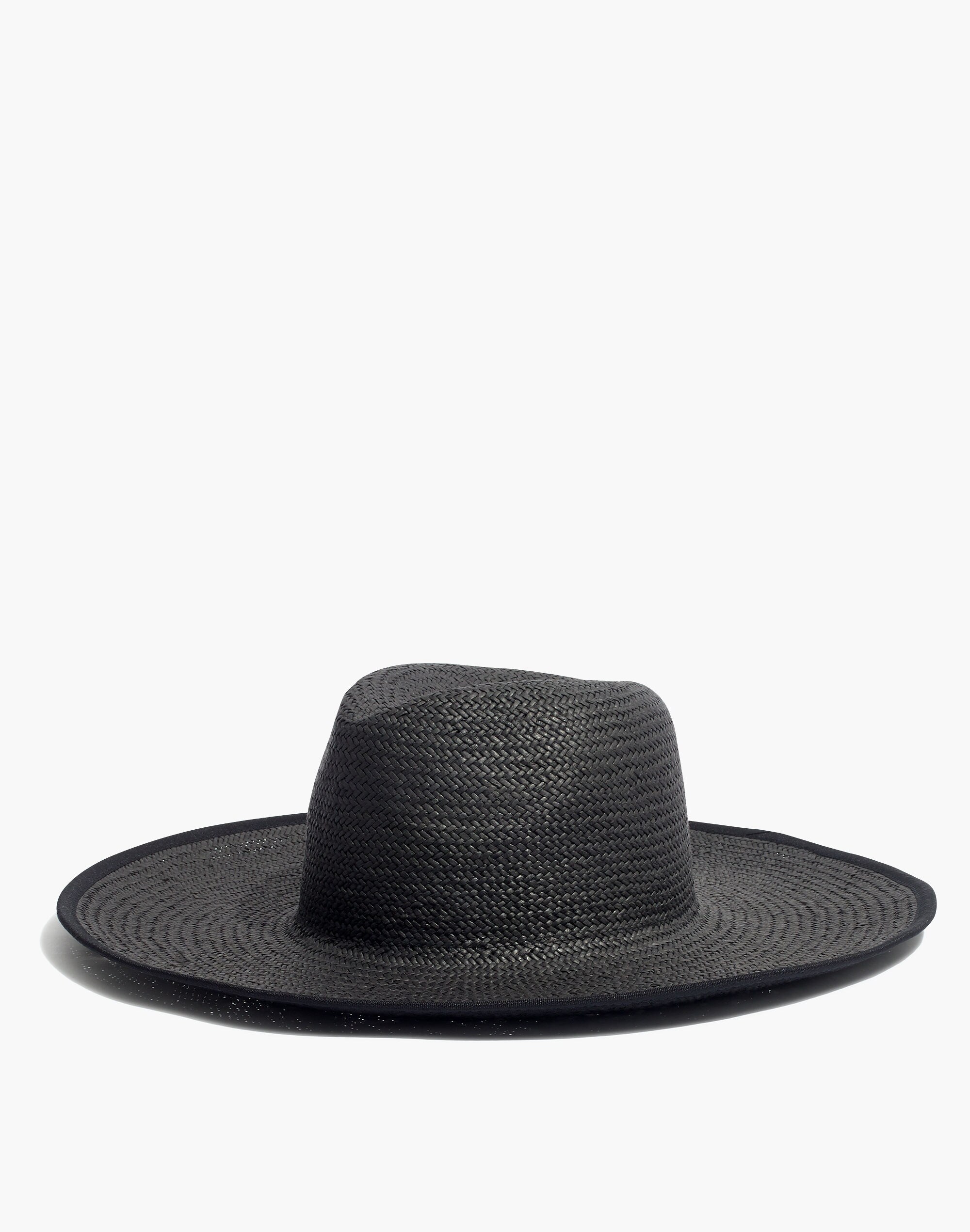 Wide-Brimmed Straw Sunhat