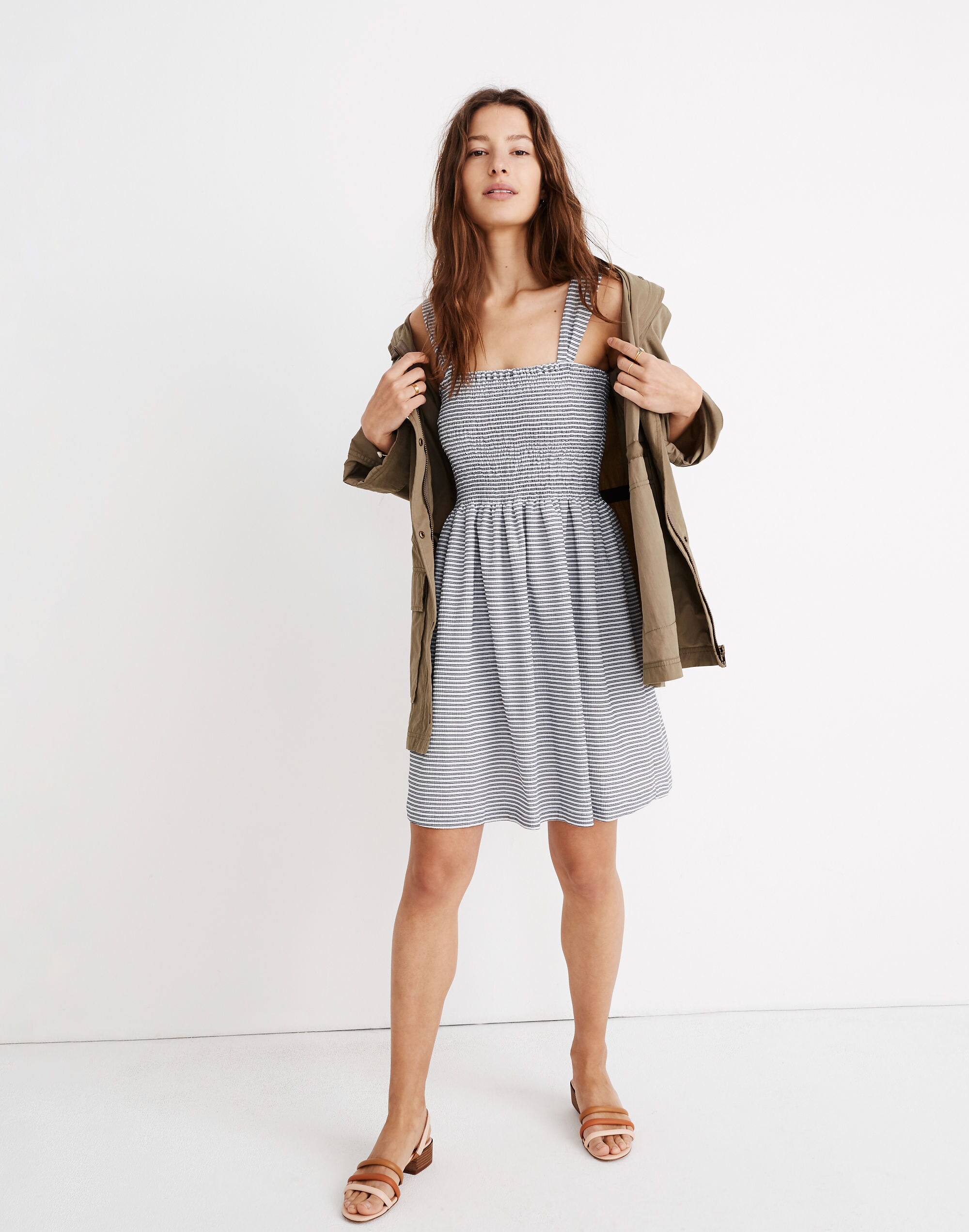 Texture &amp; Thread Smocked Dress in Stripe