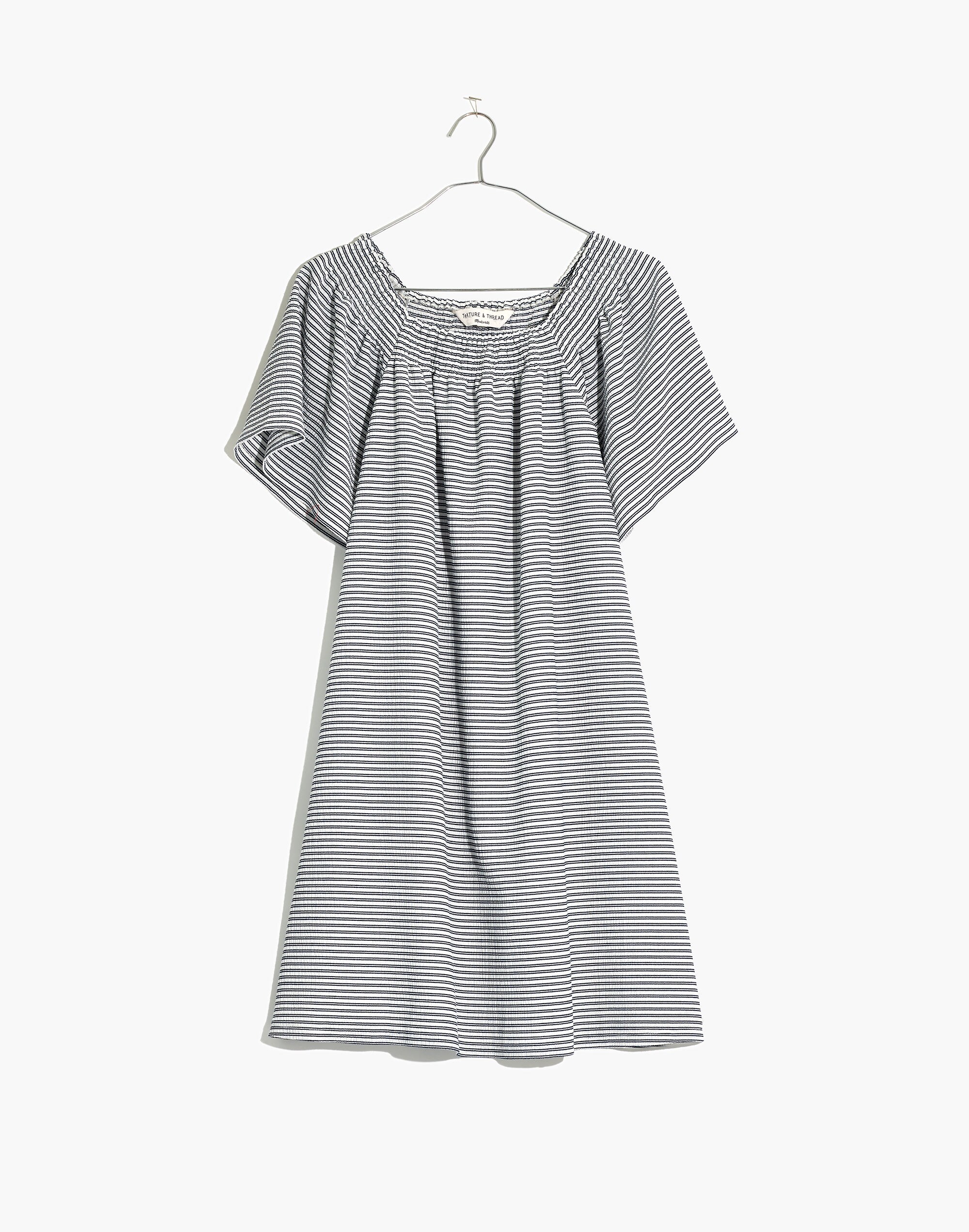 Texture &amp; Thread Square-Neck Smocked Dress