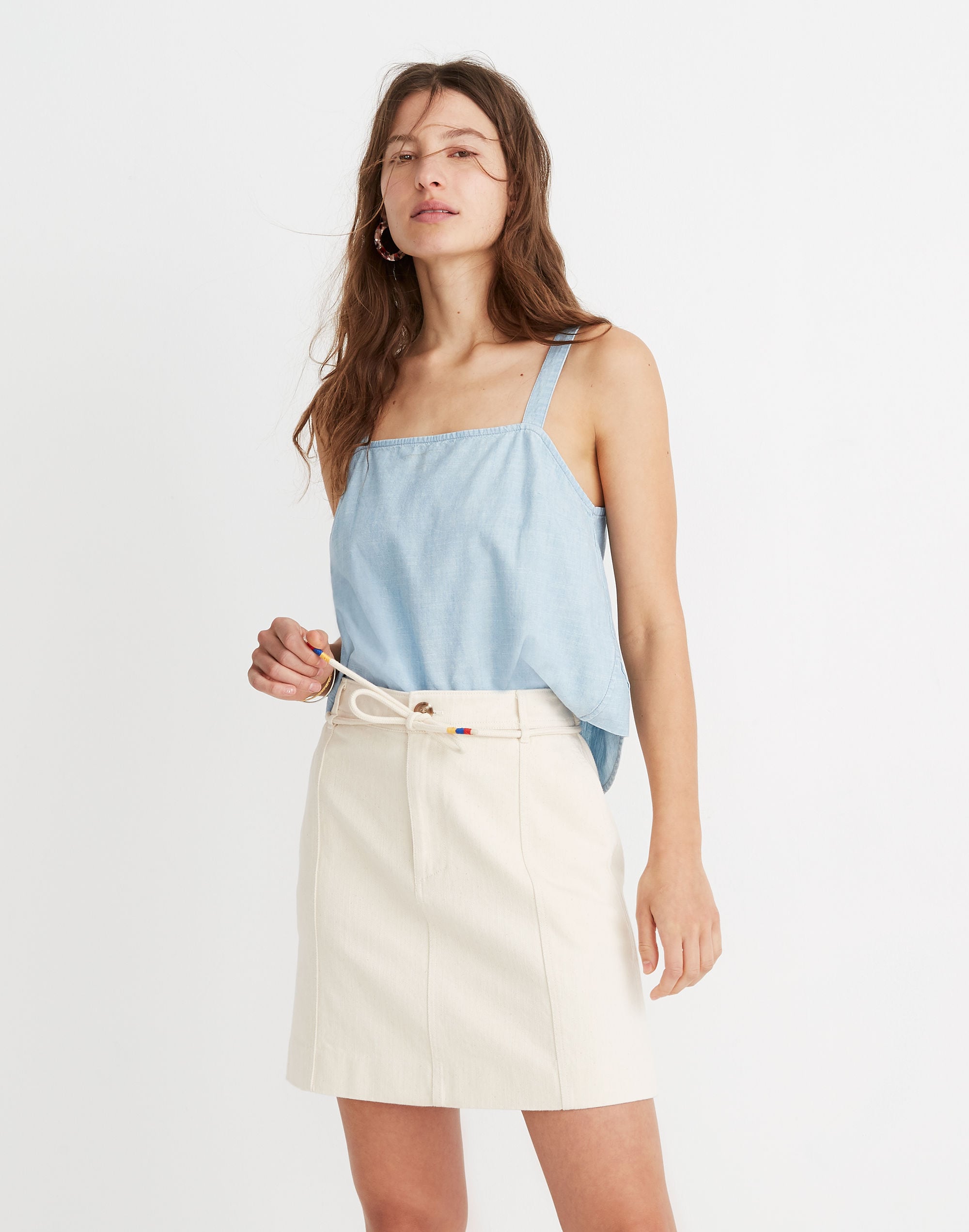 capital a-line mini skirt