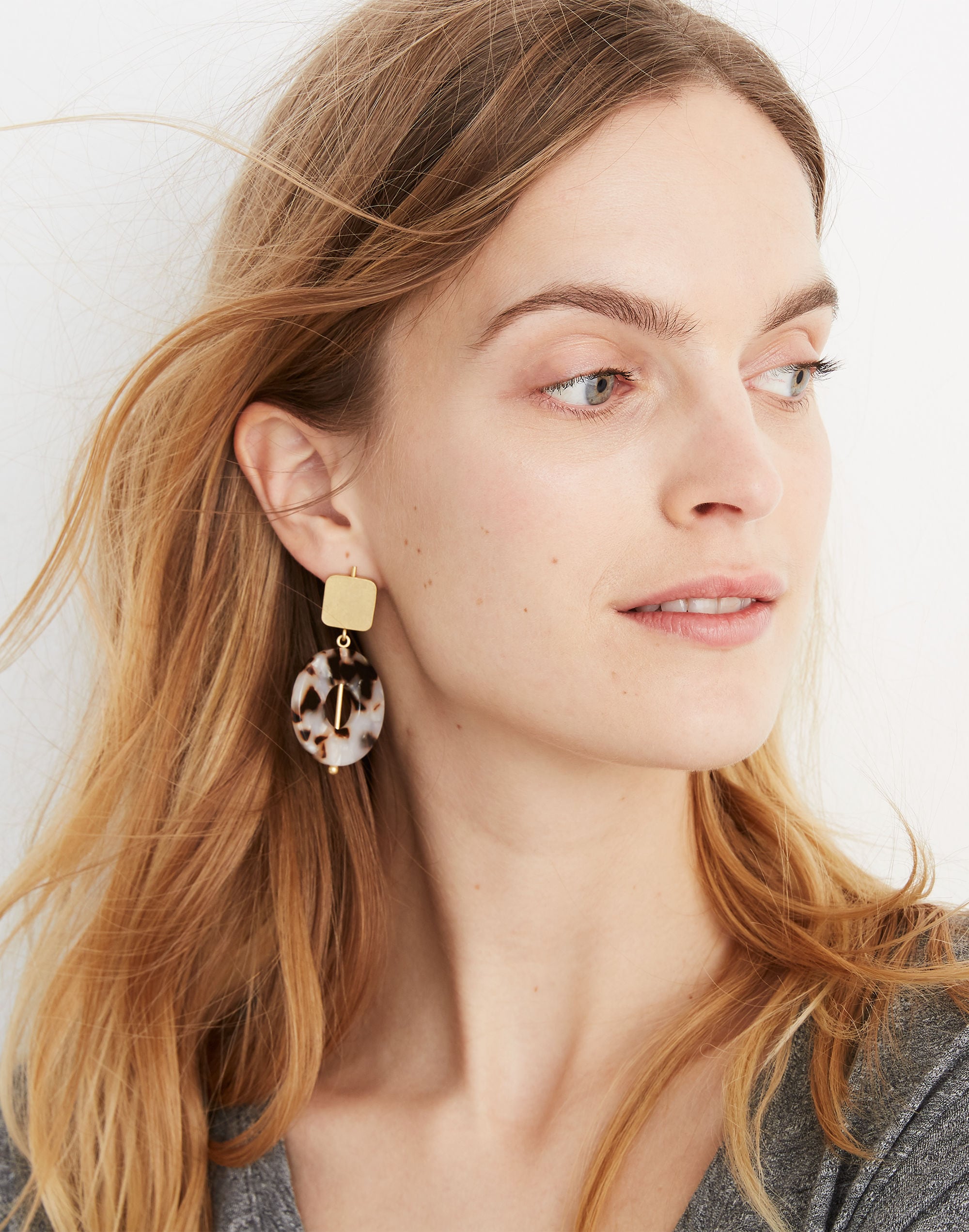 Linked Shapes Statement Earrings