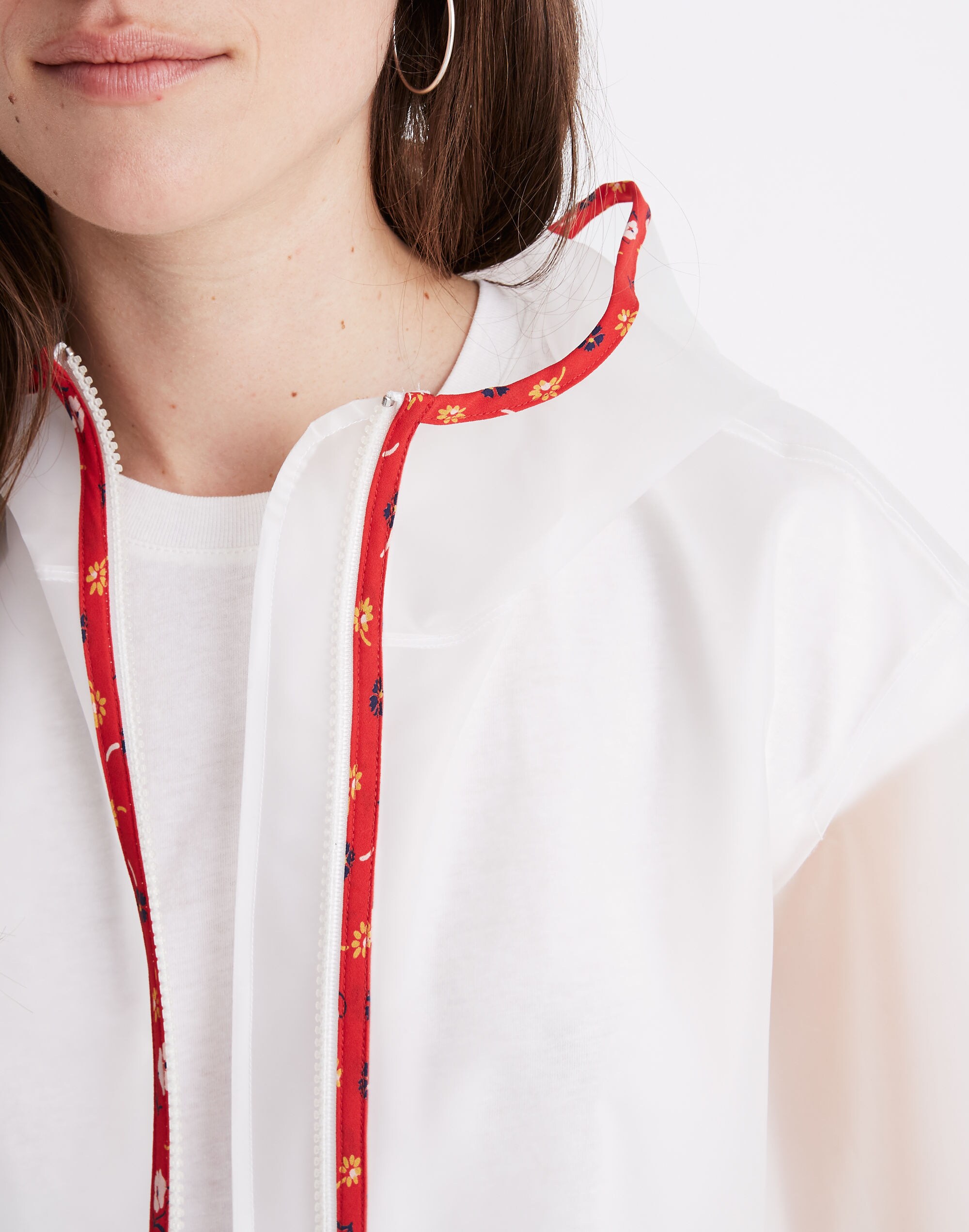 Translucent Anorak Raincoat