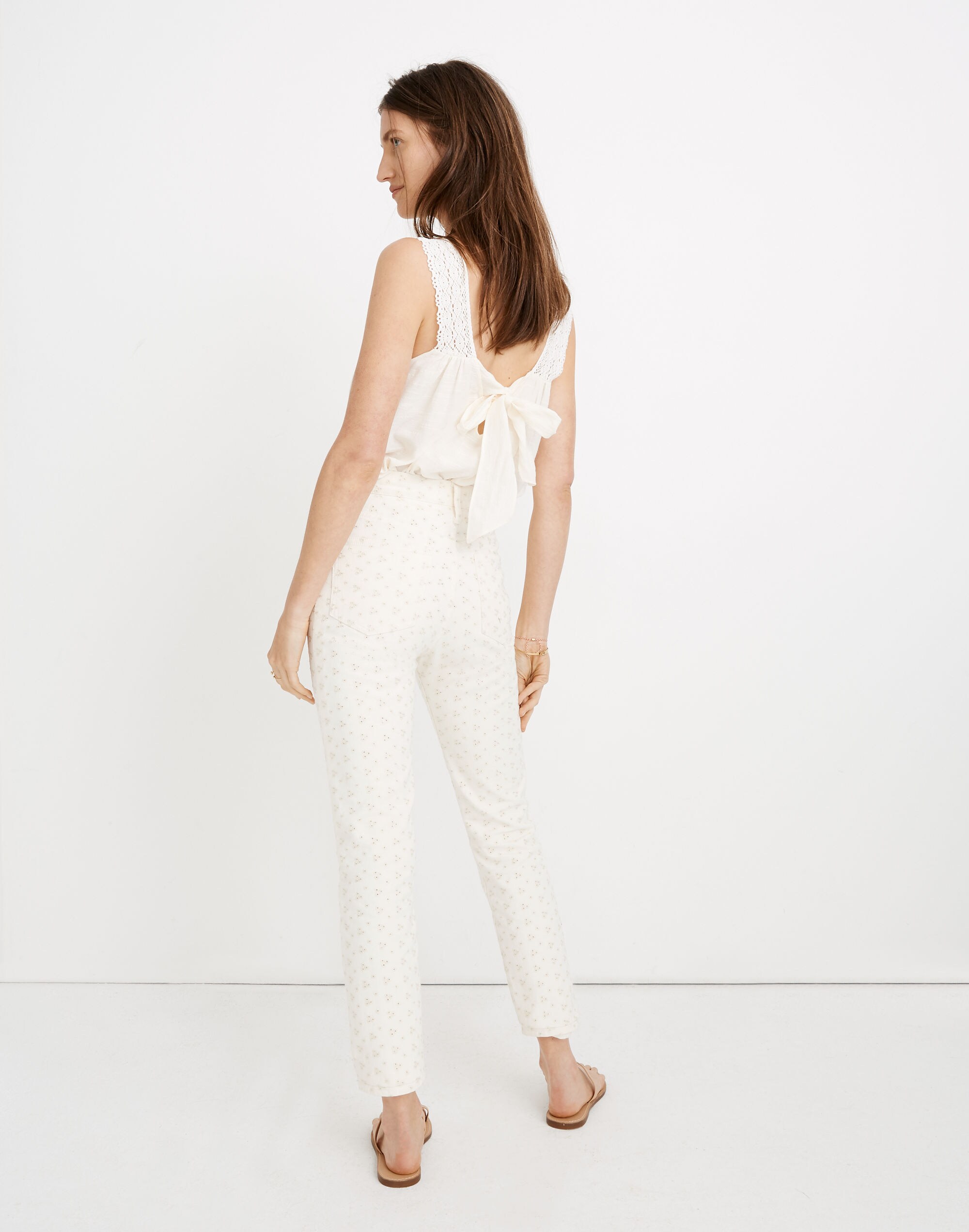 The Perfect Vintage Jean: Embroidered Eyelet Edition