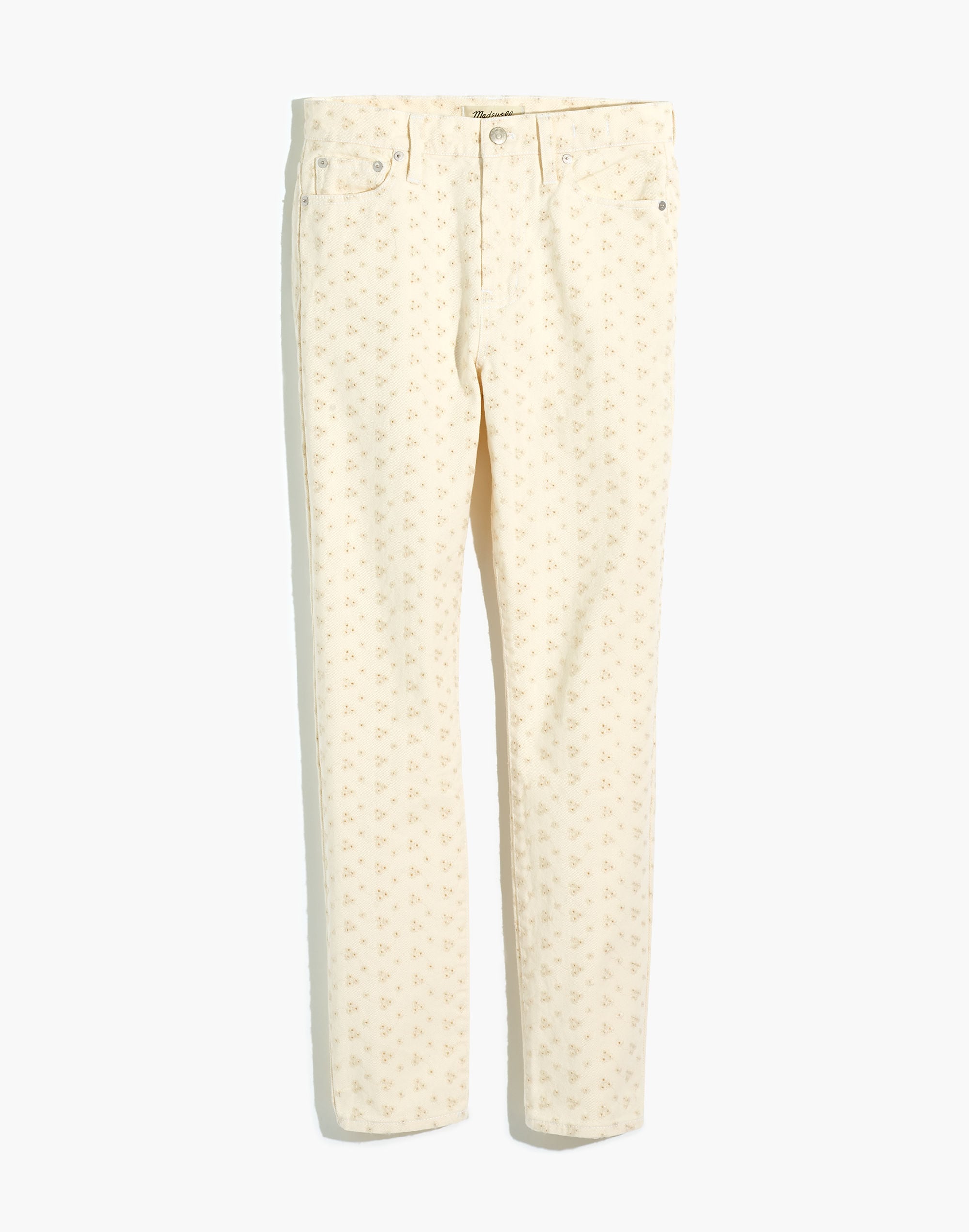 The Perfect Vintage Jean: Embroidered Eyelet Edition