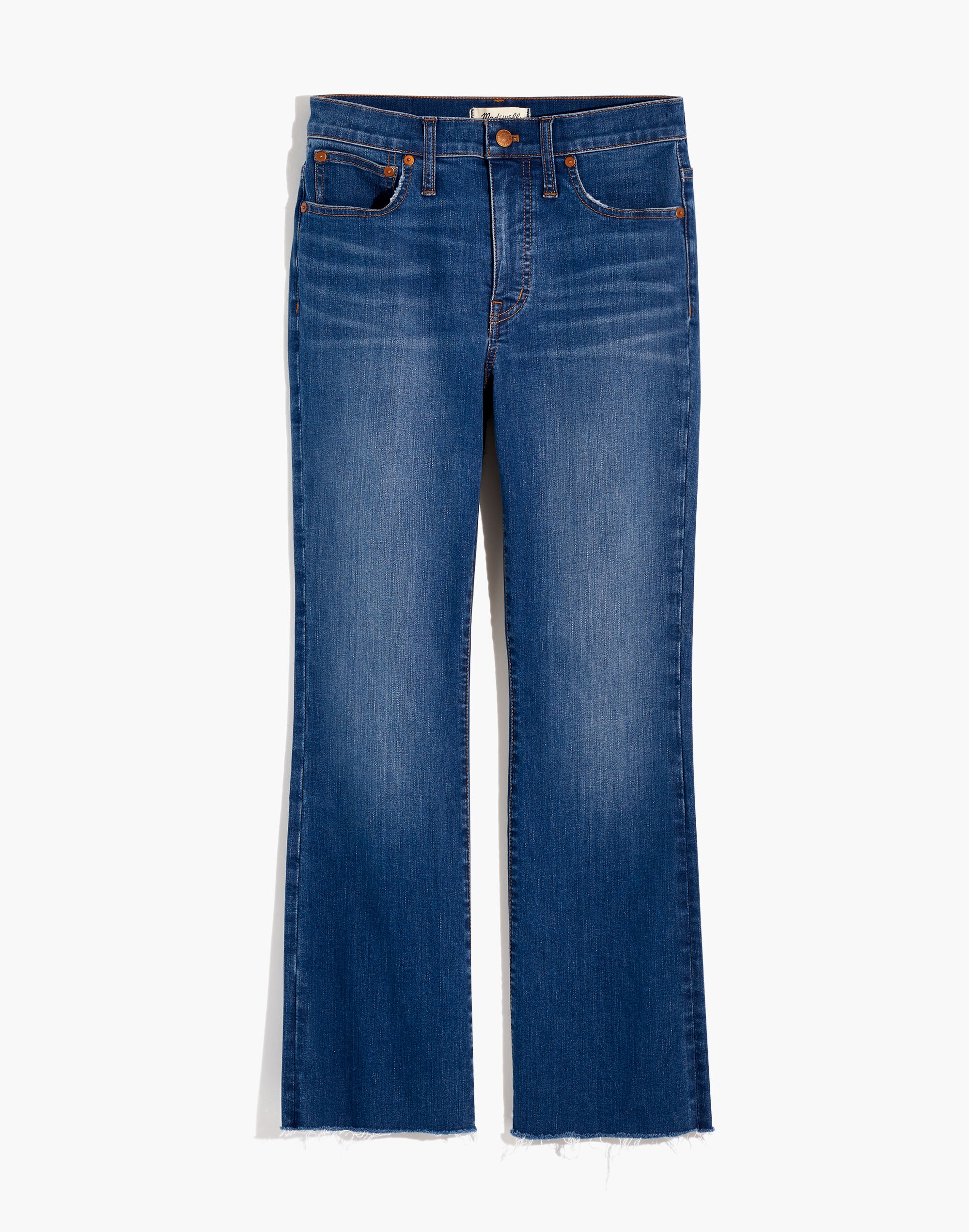 Cali Demi-Boot Jeans in Preston Wash: Raw-Hem Edition