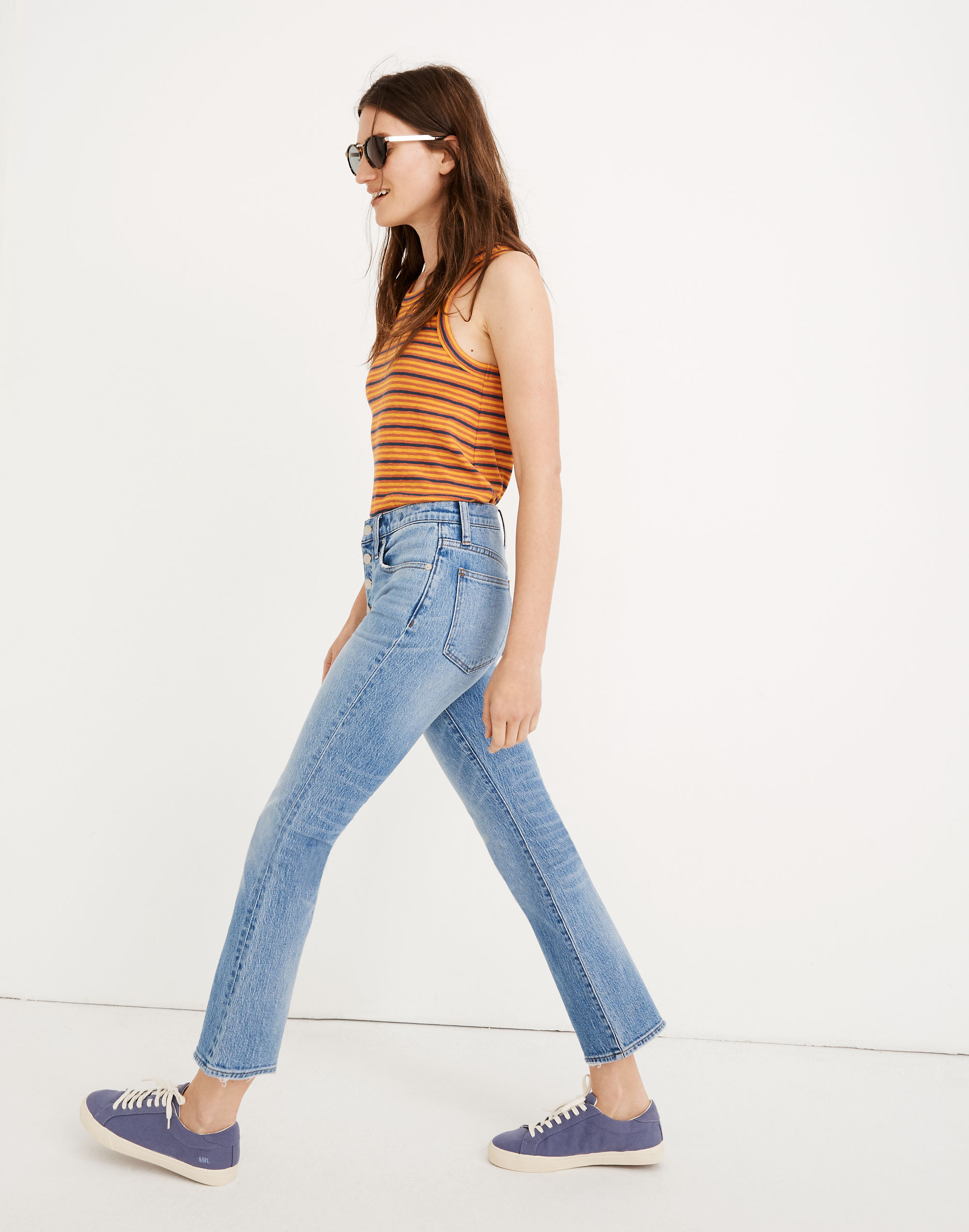 Cali Demi-Boot Jeans in Dory Wash: Comfort Stretch Edition