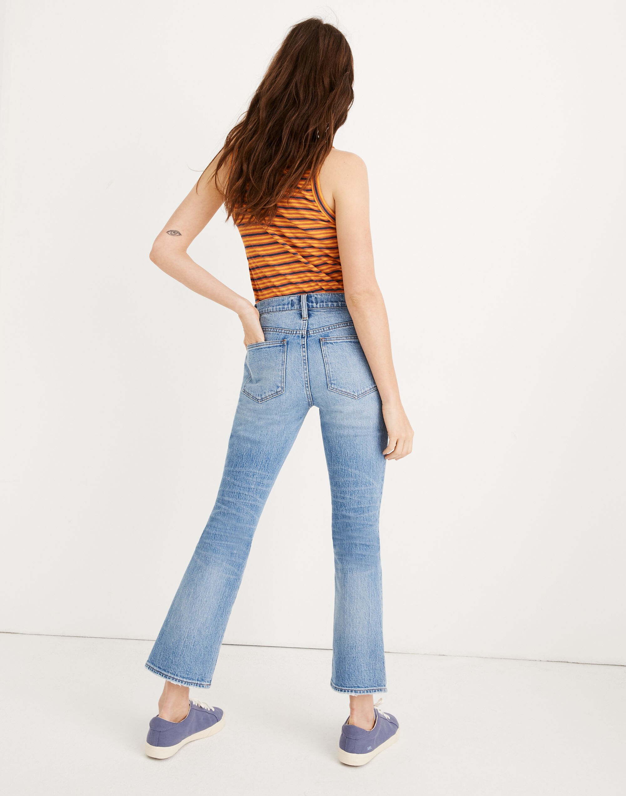 Cali Demi-Boot Jeans in Dory Wash: Comfort Stretch Edition
