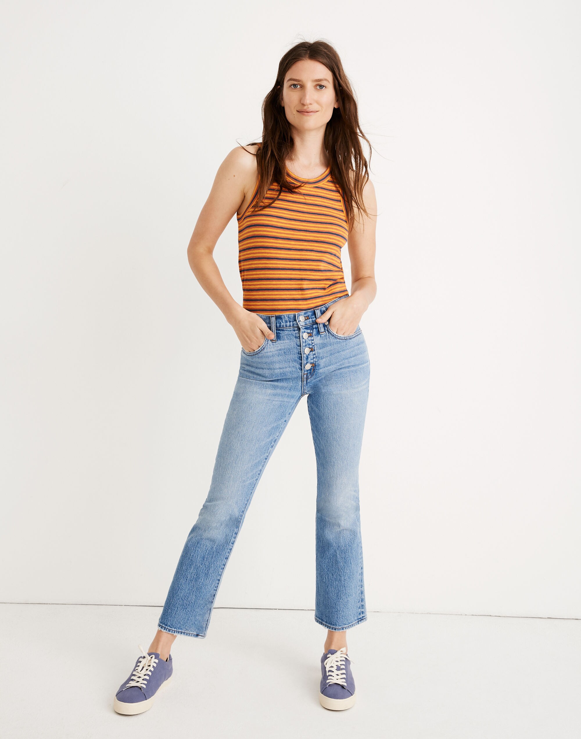 Cali Demi-Boot Jeans in Dory Wash: Comfort Stretch Edition