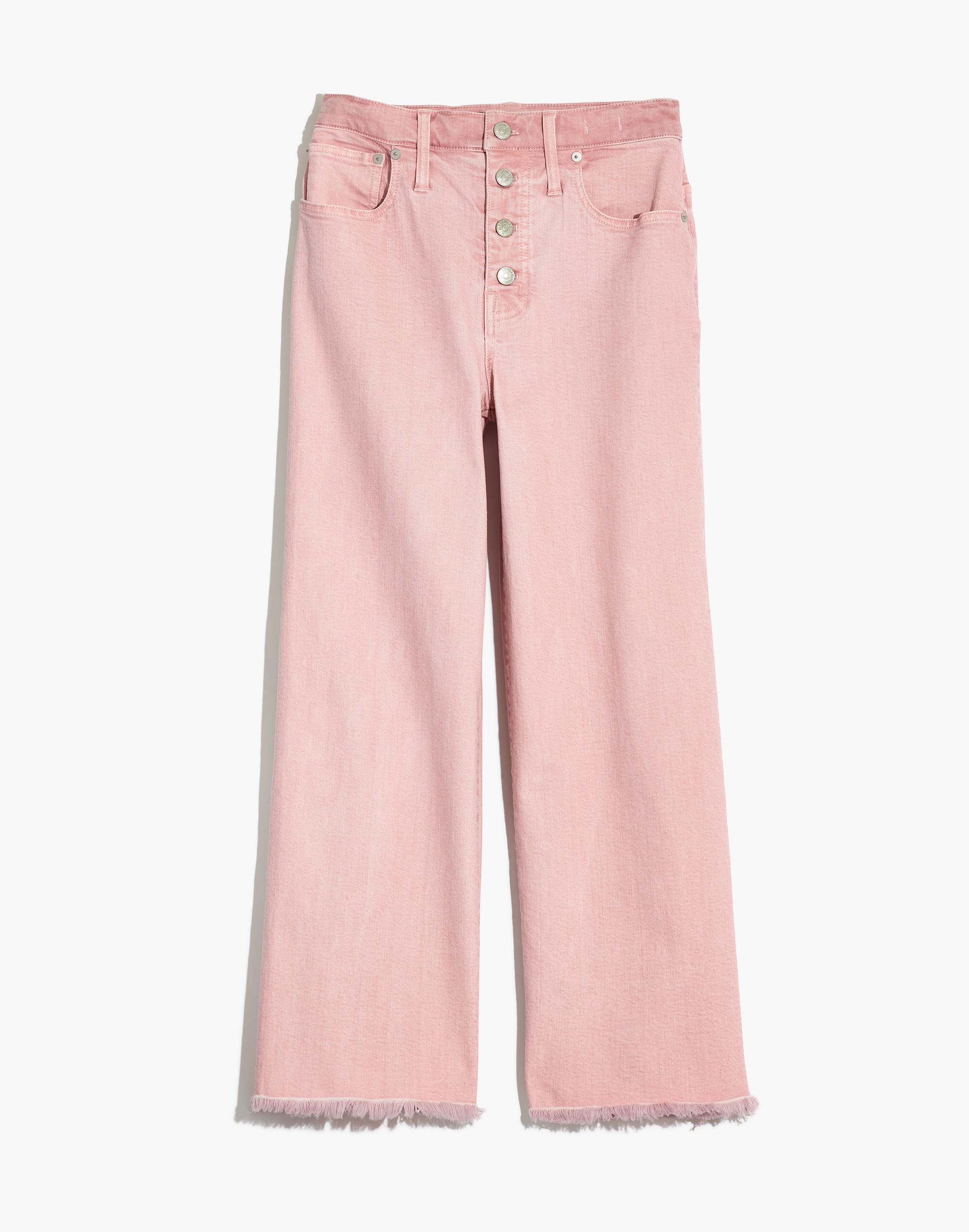Wide-Leg Crop Jeans: Garment-Dyed Edition