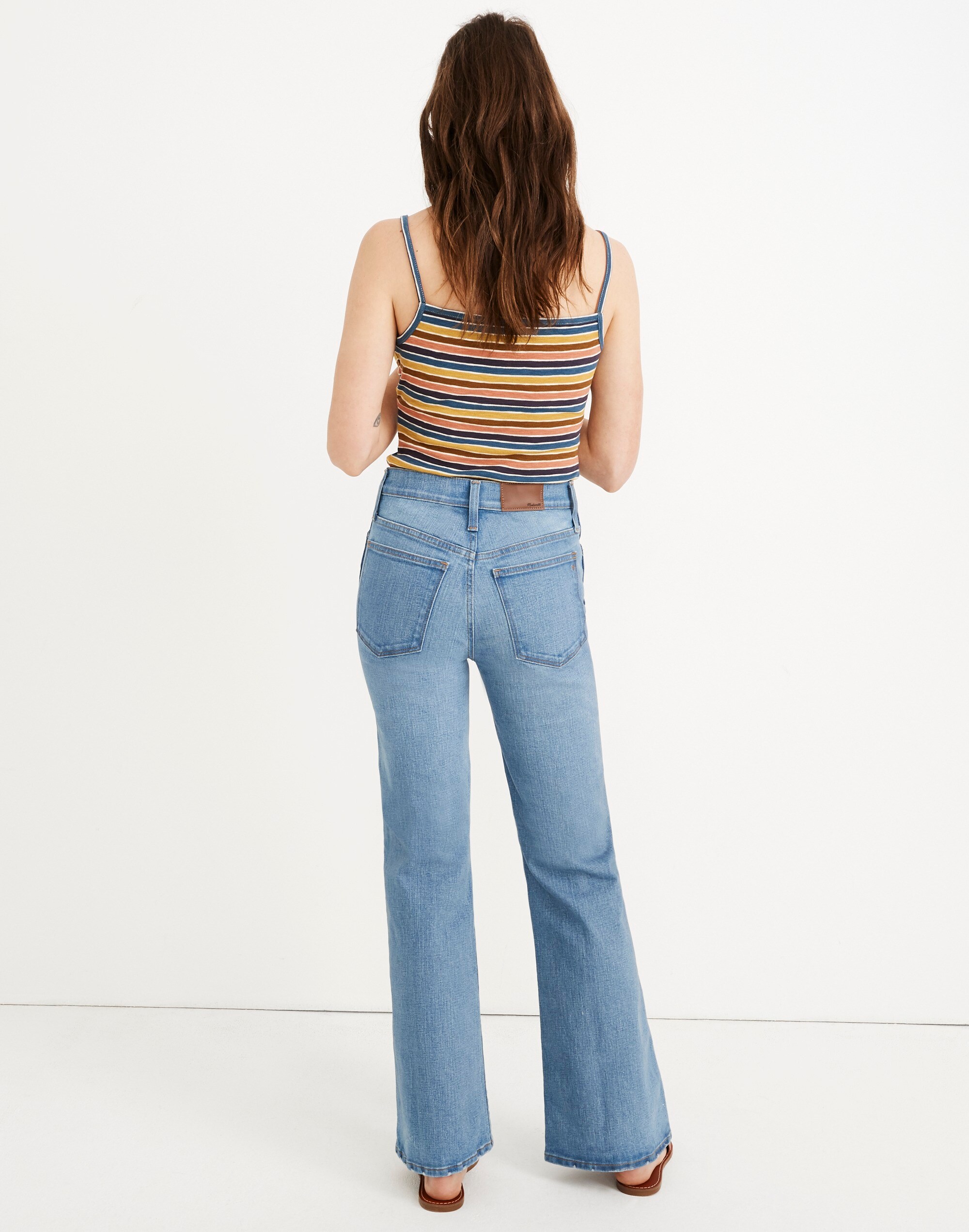 Retro Flare Jeans in Norwich Wash