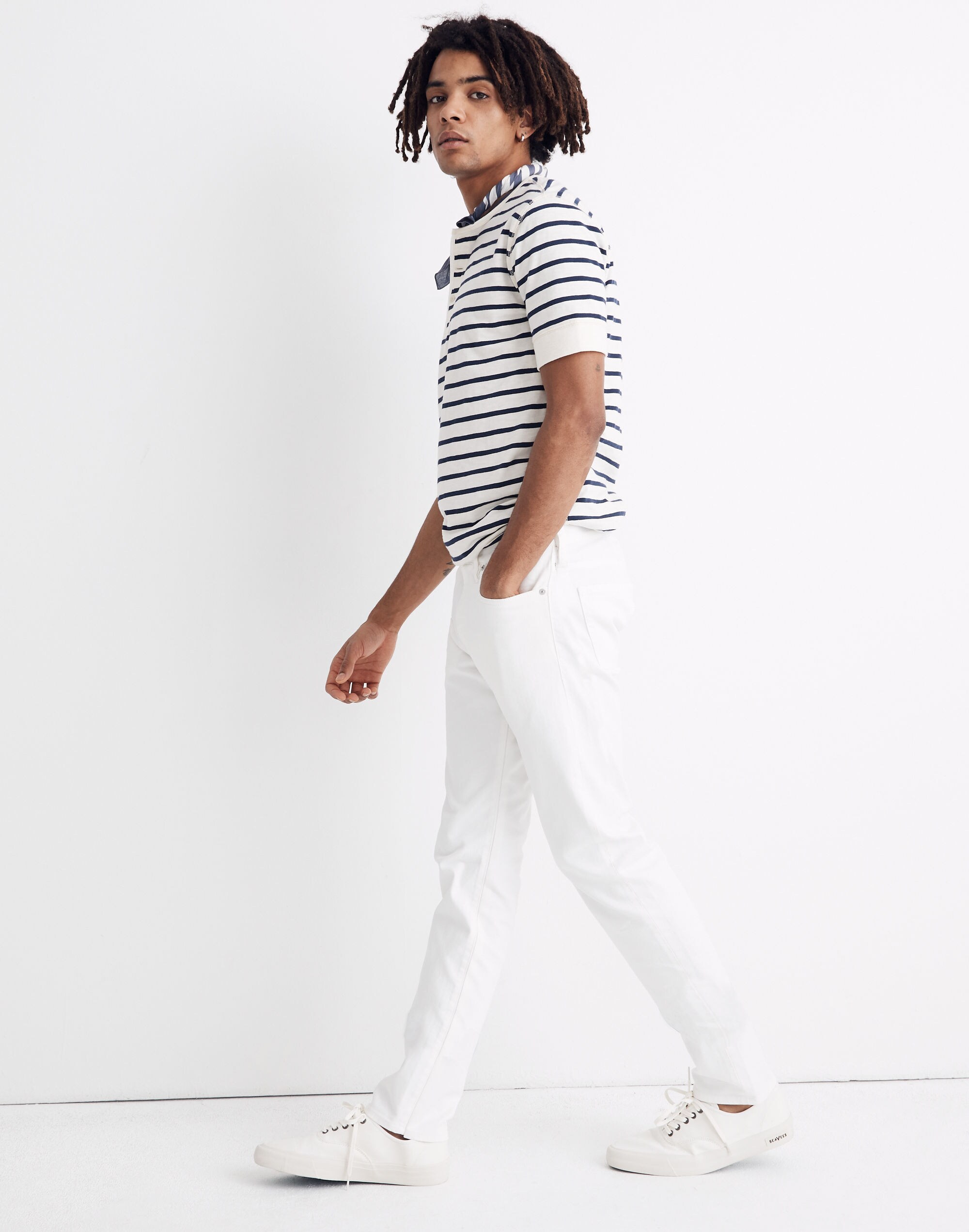 Slim Everyday Flex Jeans in Tile White