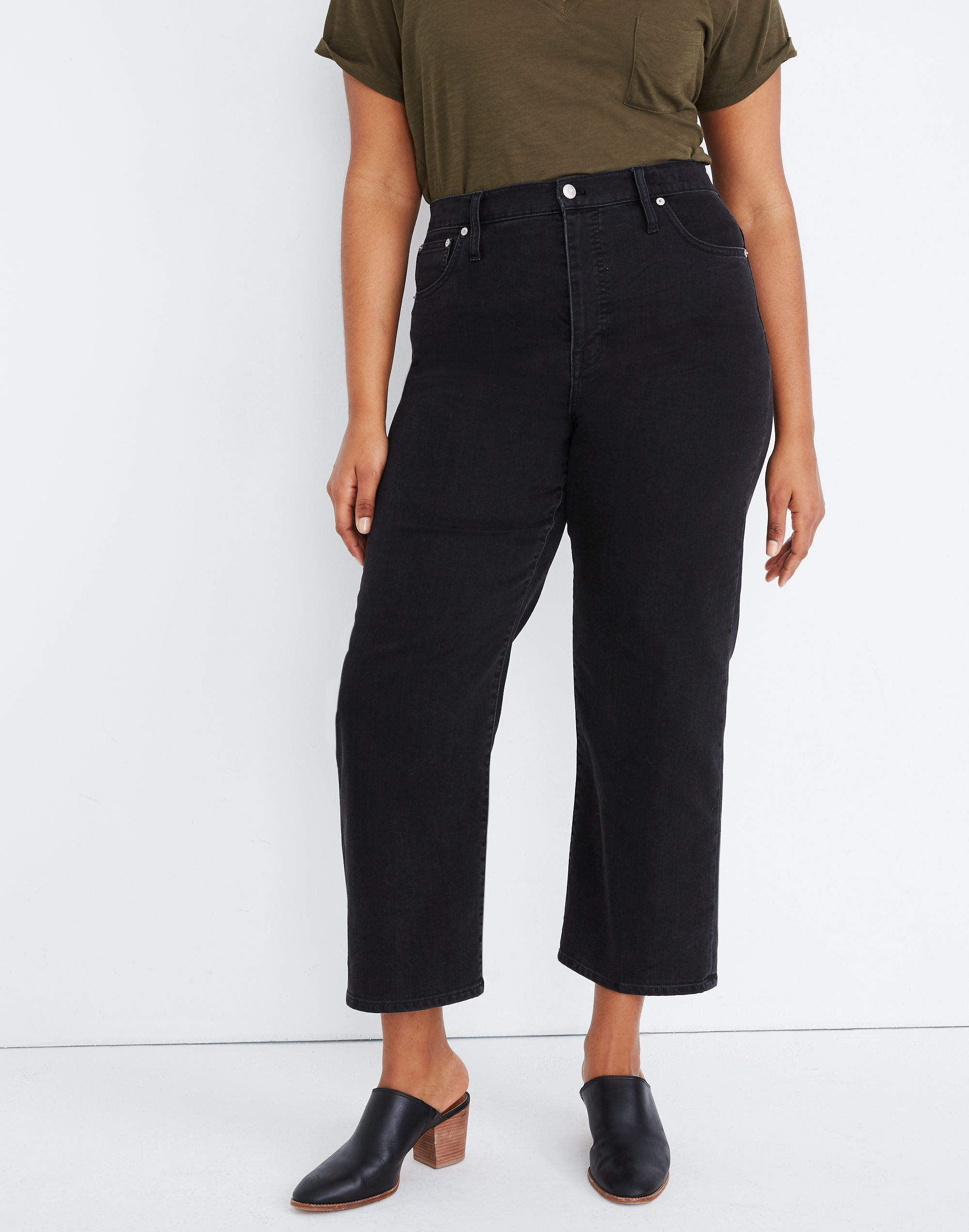 Slim Wide-Leg Jeans in Lunar Wash
