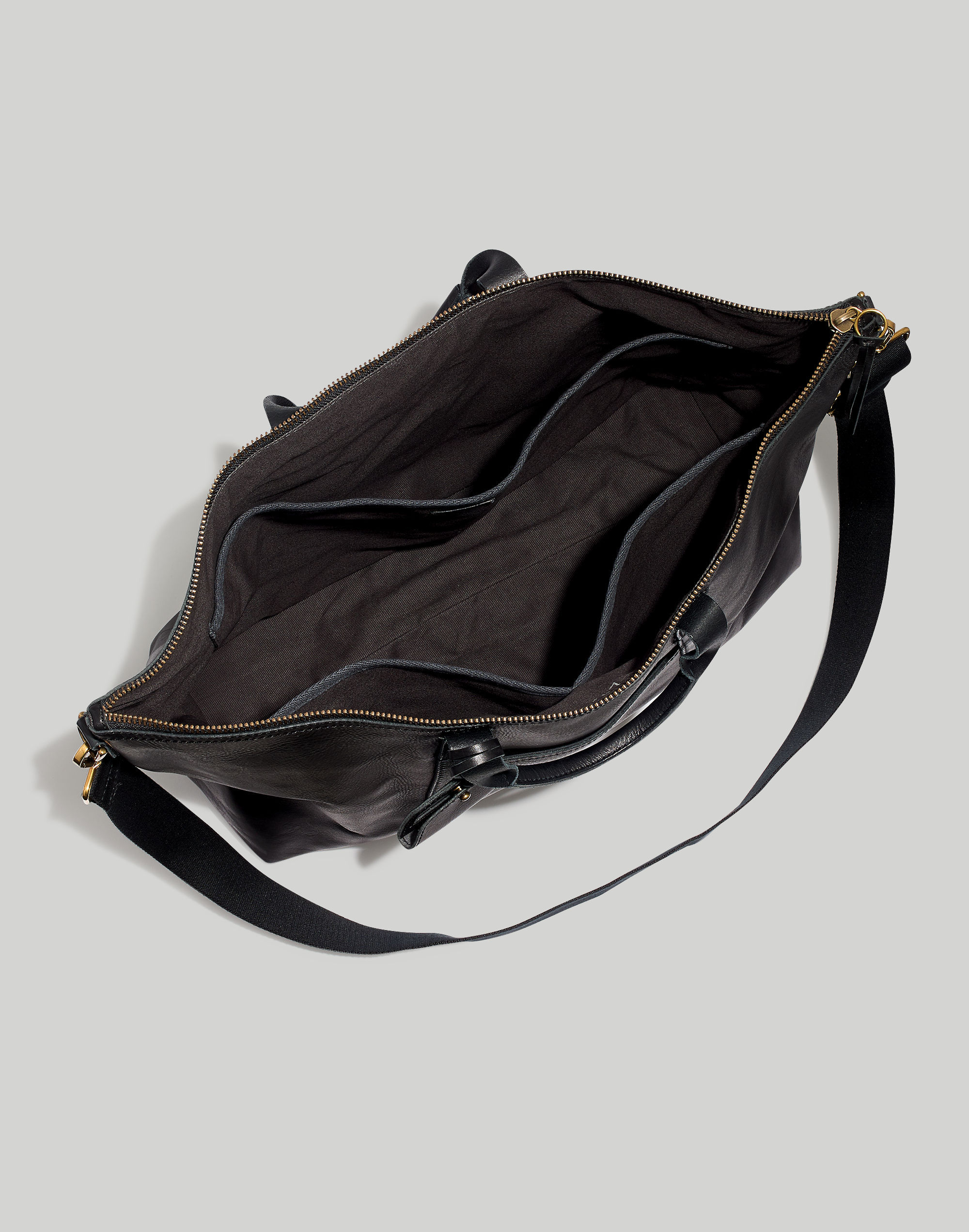 The Overnight Bag in Leather