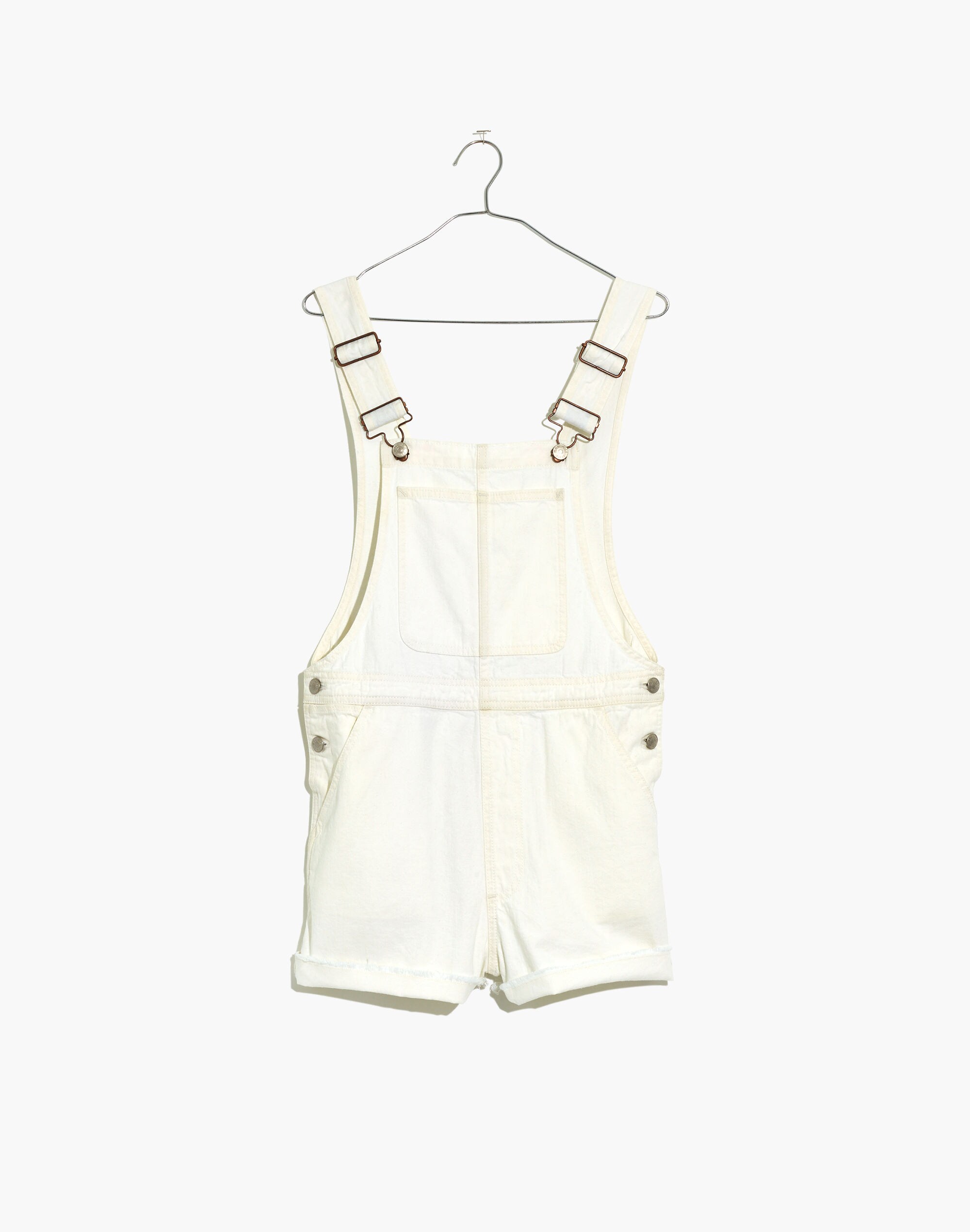 Pinyon Short Overalls in Tile White