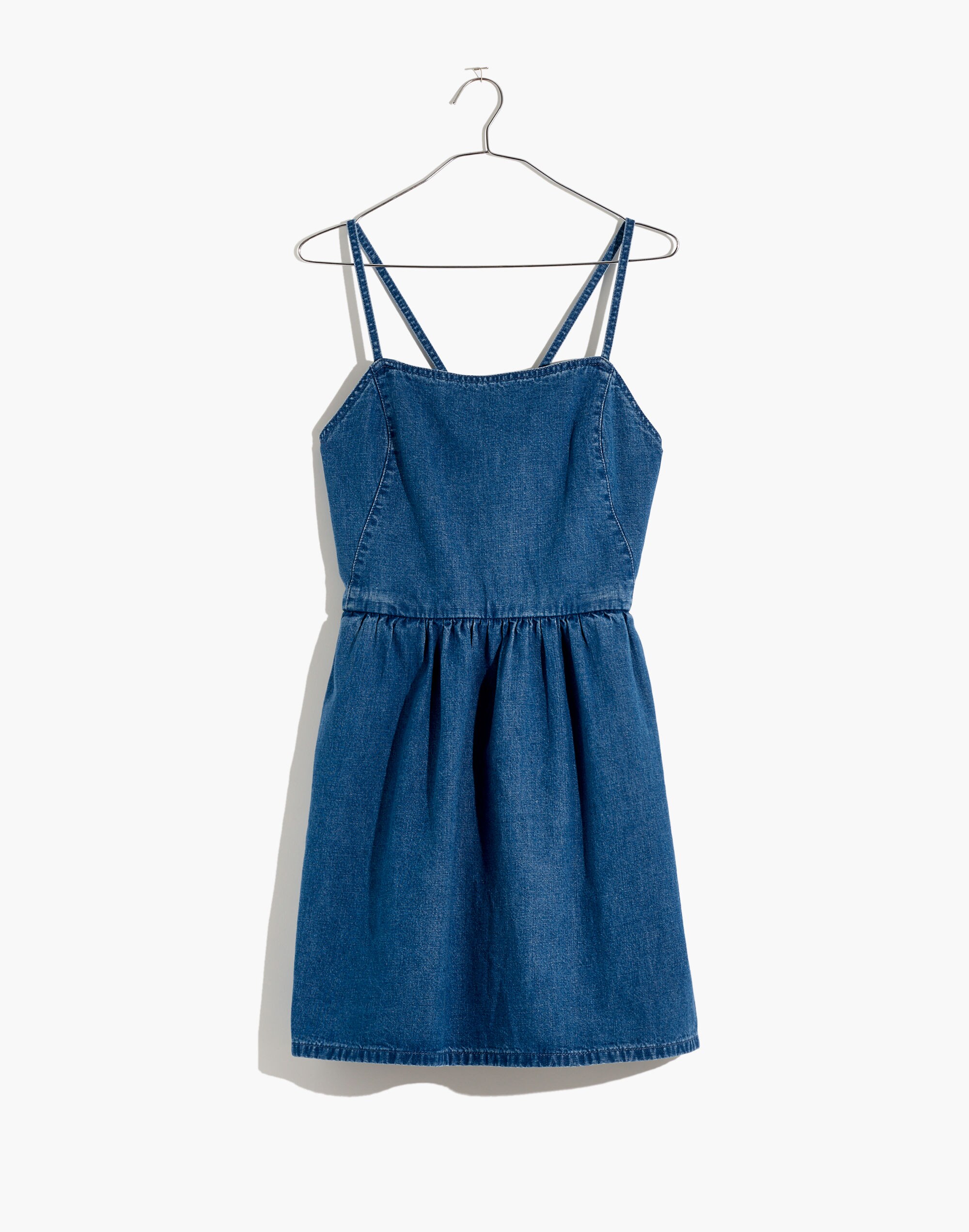 Denim Cross-Back Sundress