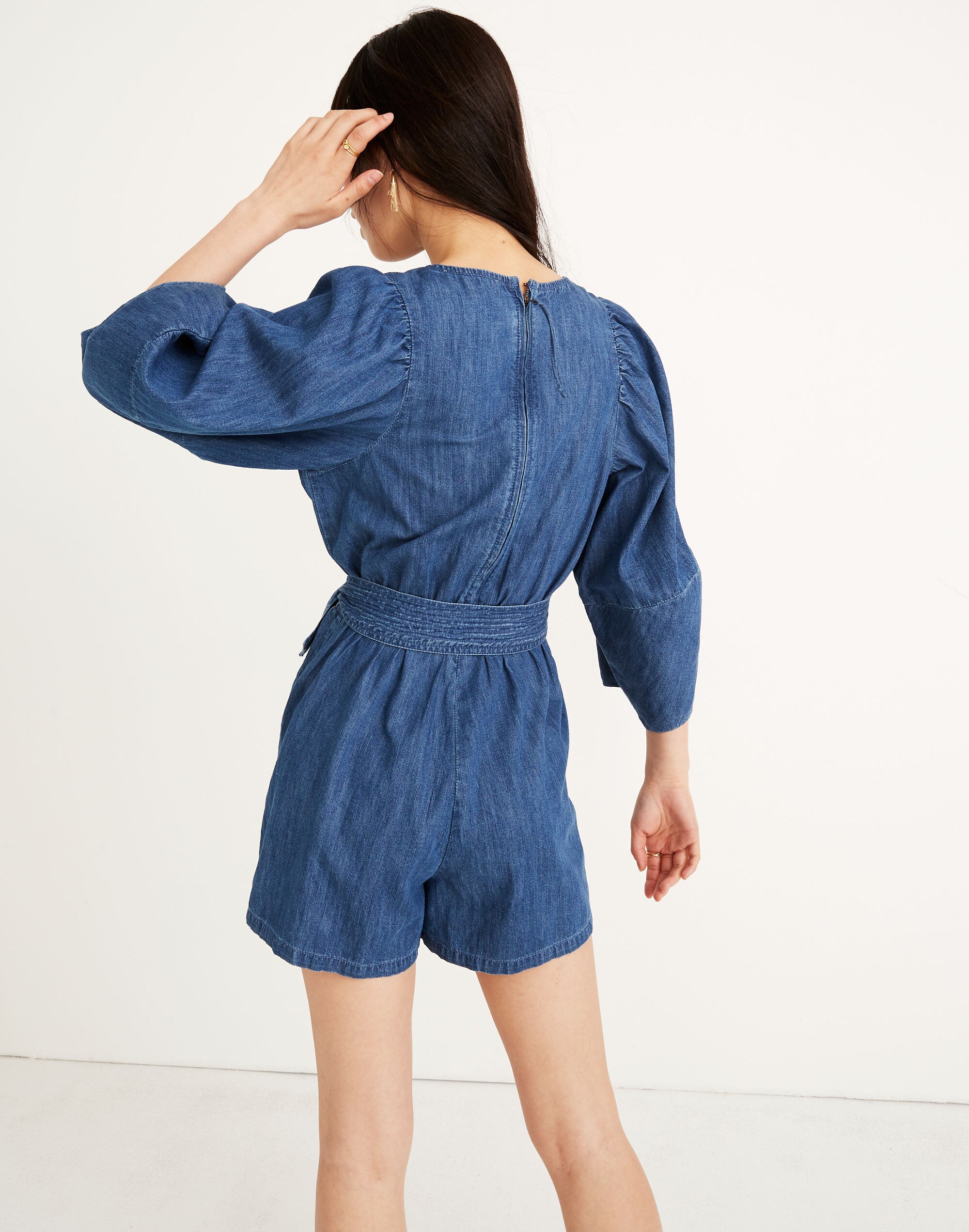 Apiece Apart&trade; Mariol Denim Romper