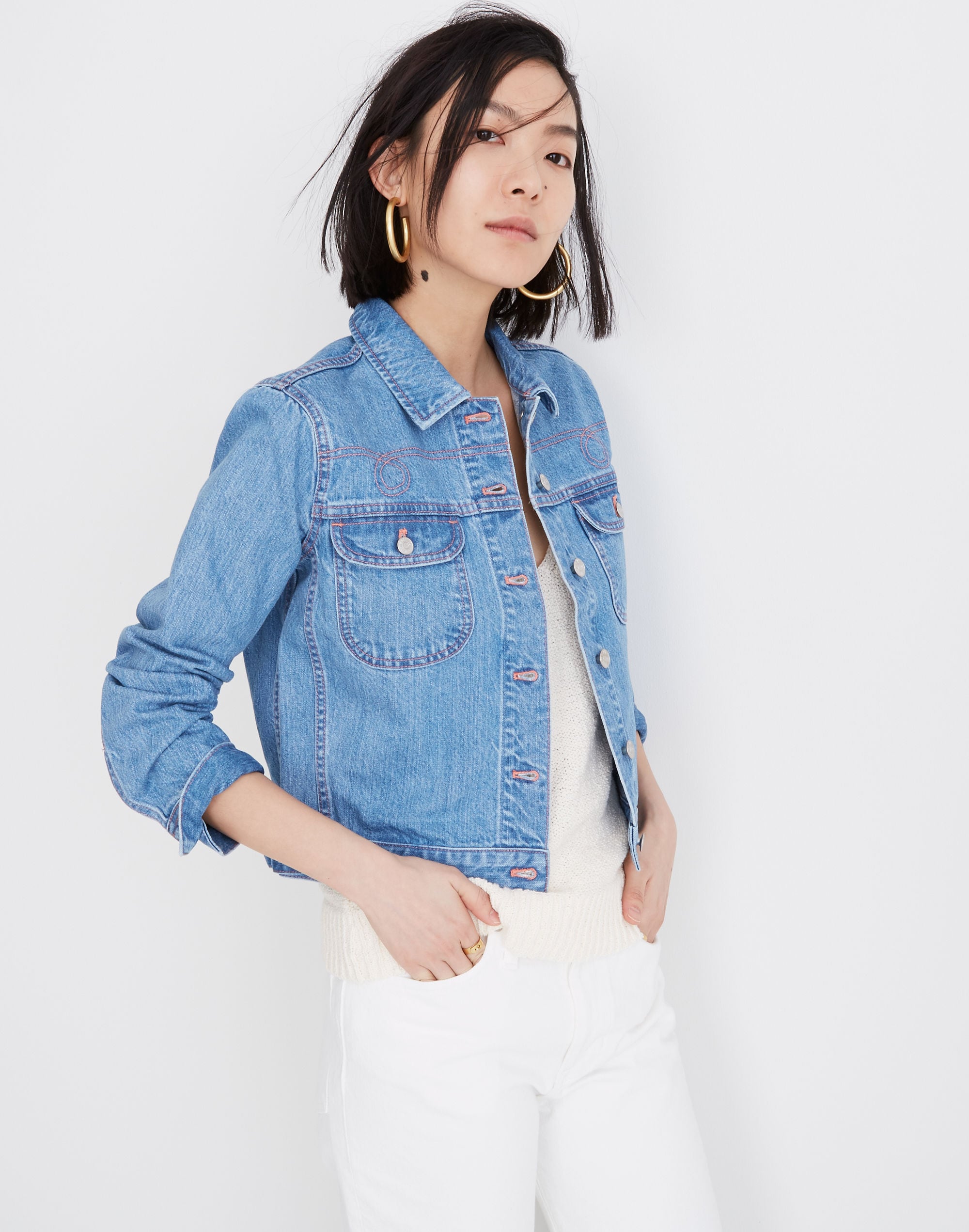 The Crop Jean Jacket: Western Edition