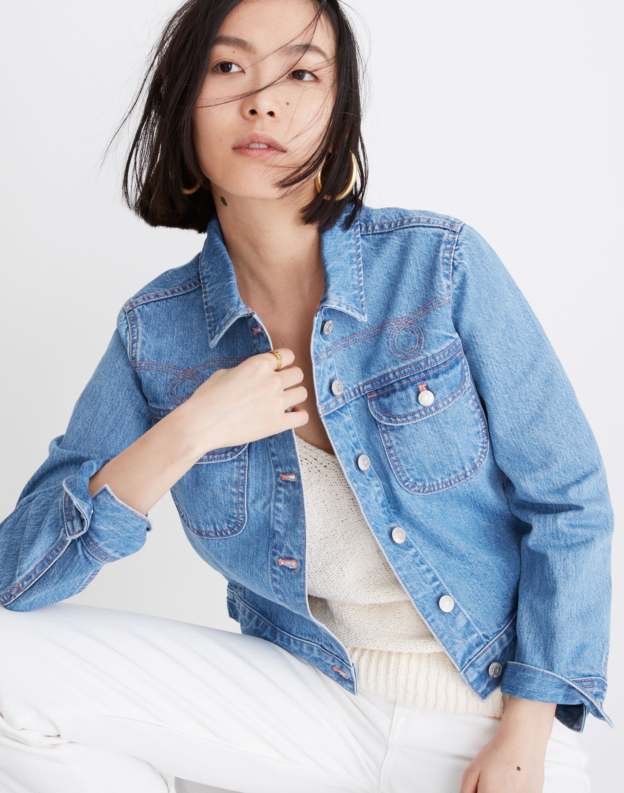 The Crop Jean Jacket: Western Edition