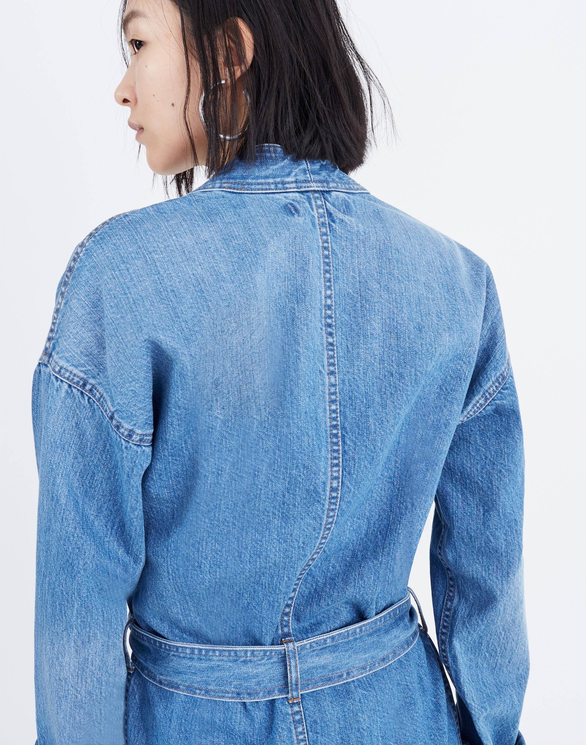 Denim Wrap Jacket