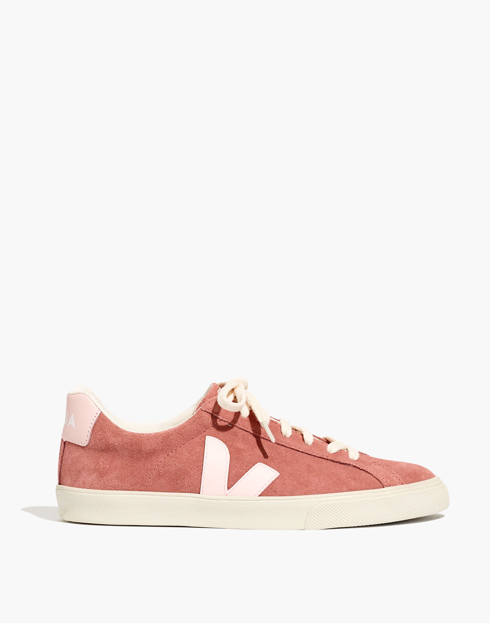 Veja&trade; Suede Esplar Low Sneakers in Dried Petal