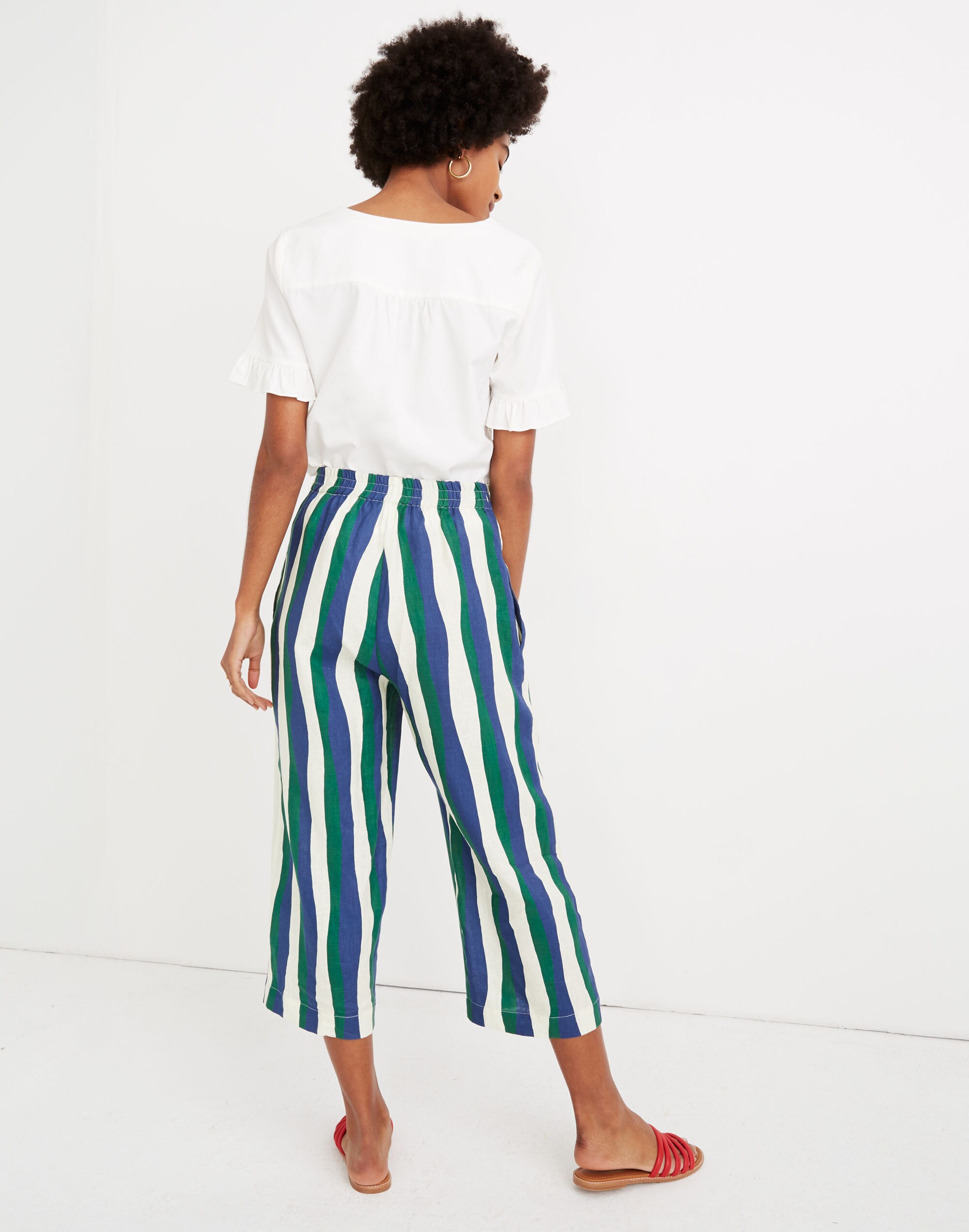 WHIT&reg; Linen Striped Desi Pants
