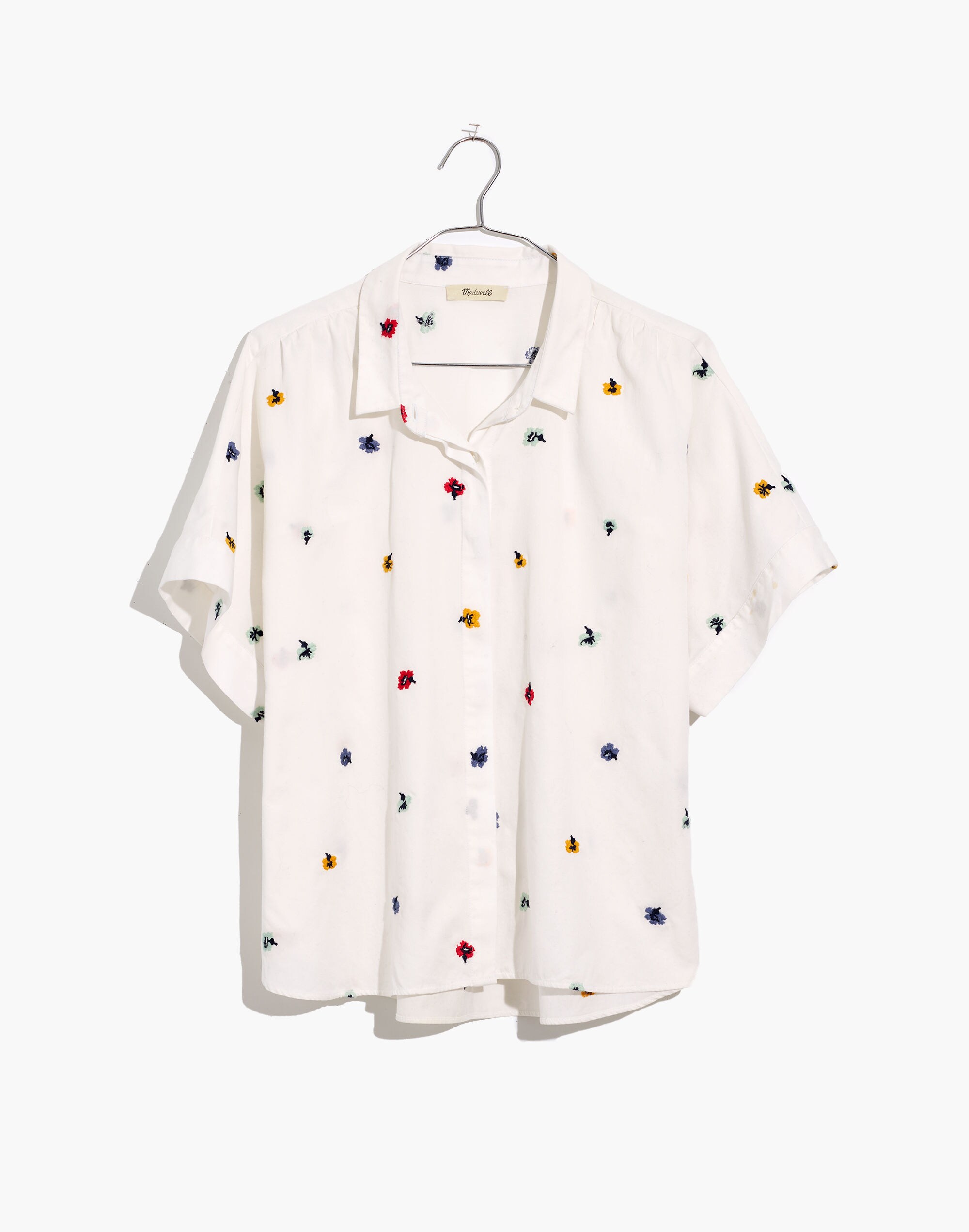 Embroidered Hilltop Shirt in Confetti Floral