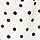 WHITE/BLACK POLKA DOT