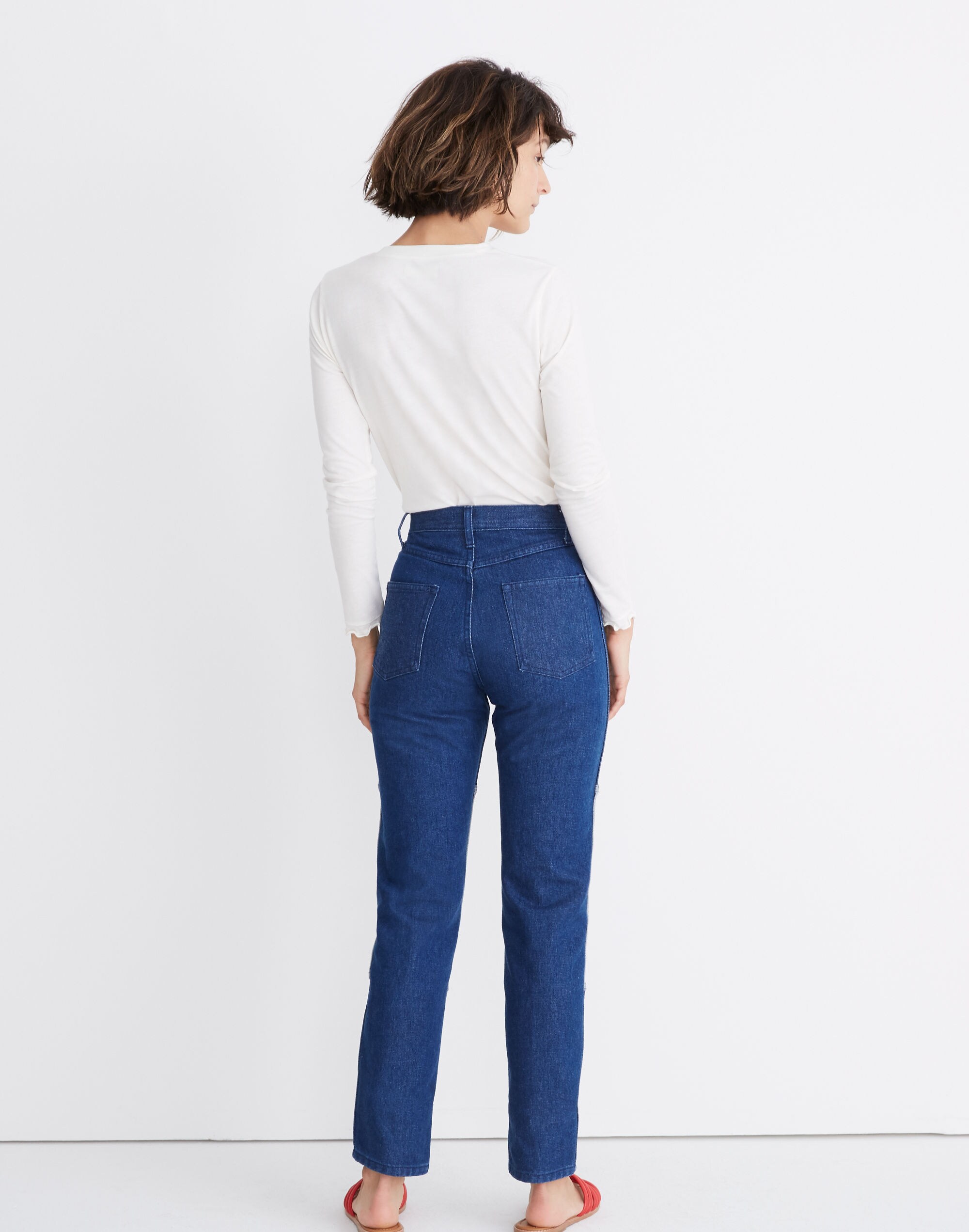 Carleen Two-Tone Jeans