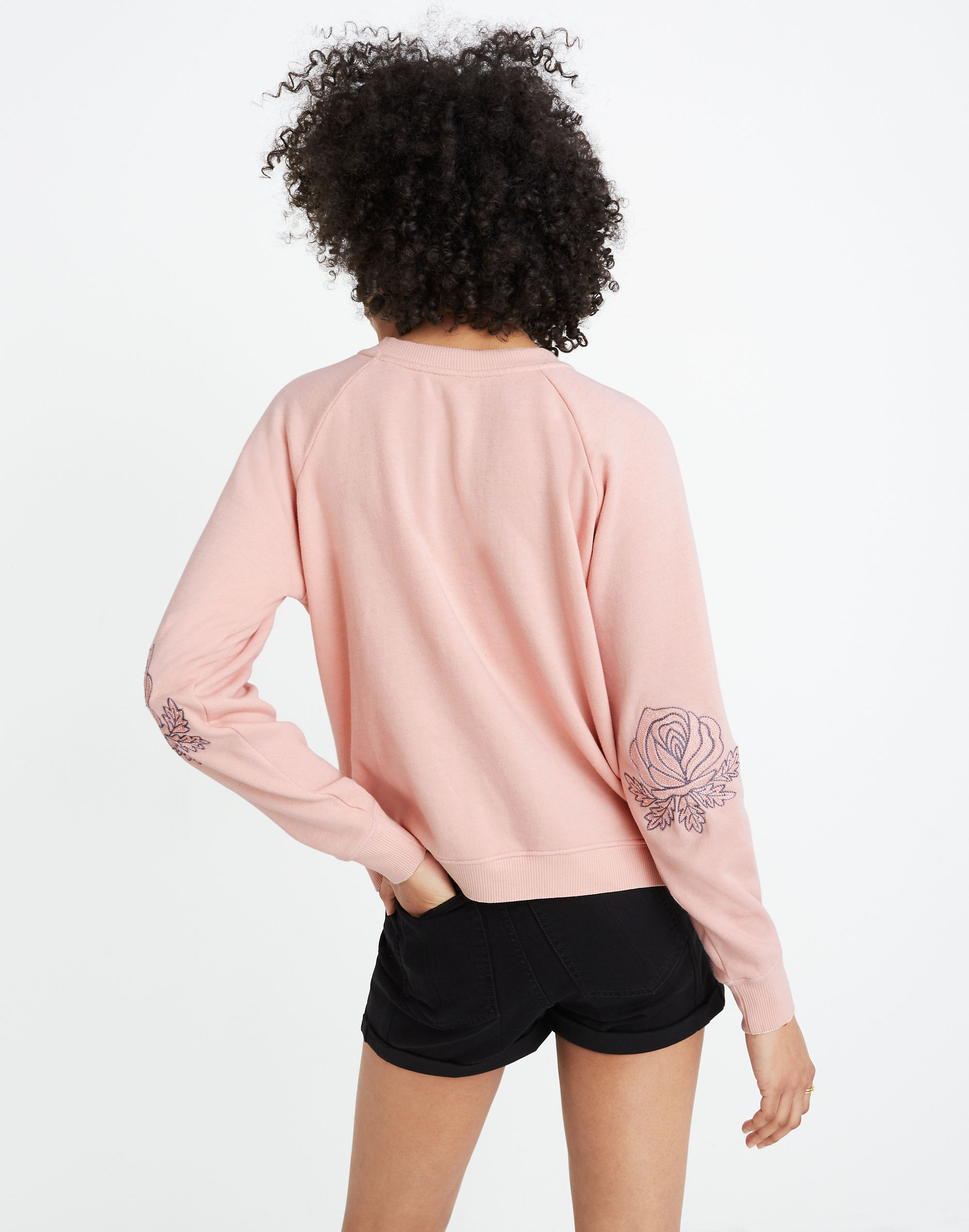 bliss &amp; mischief&reg; western rose sweatshirt