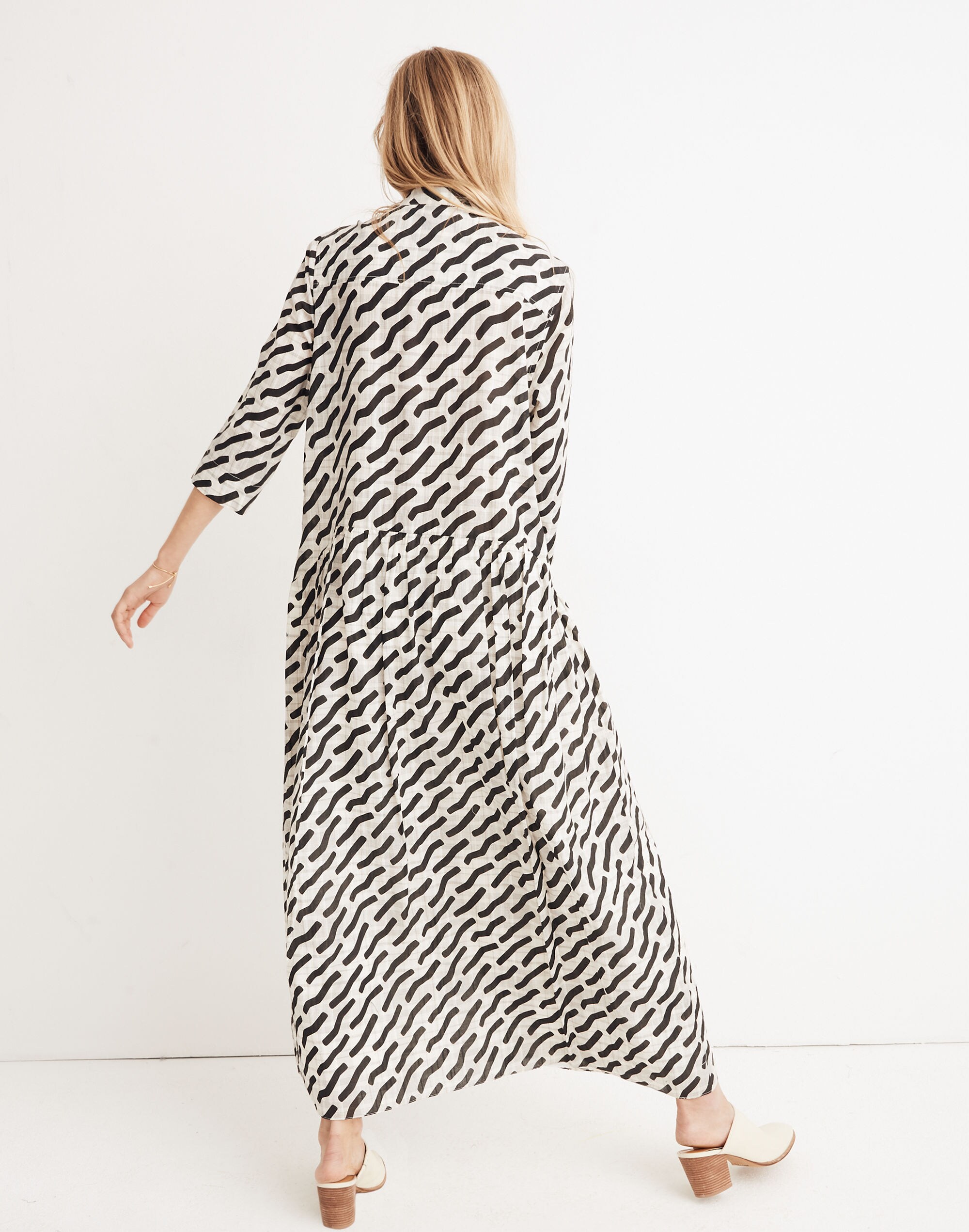 WHIT&reg; Lillian Maxi Dress in Mark Print on Plaid