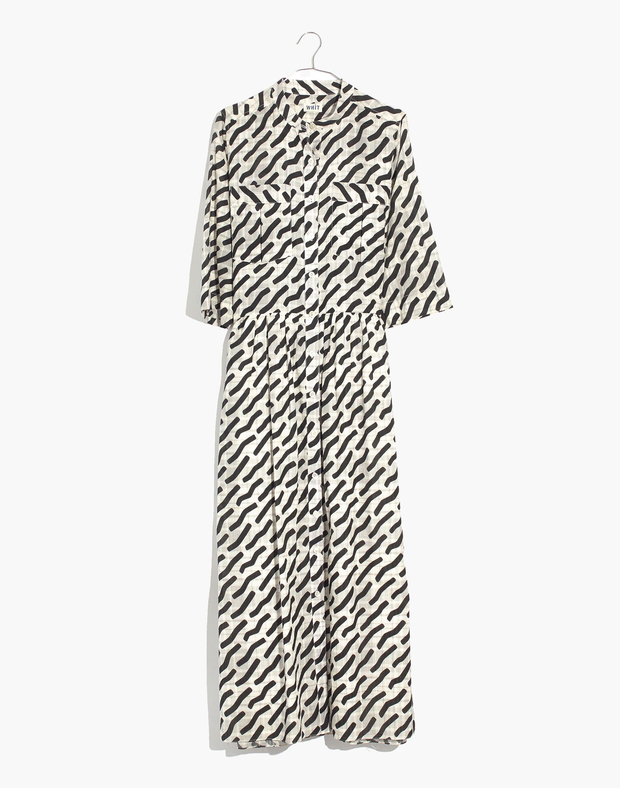 WHIT&reg; Lillian Maxi Dress in Mark Print on Plaid