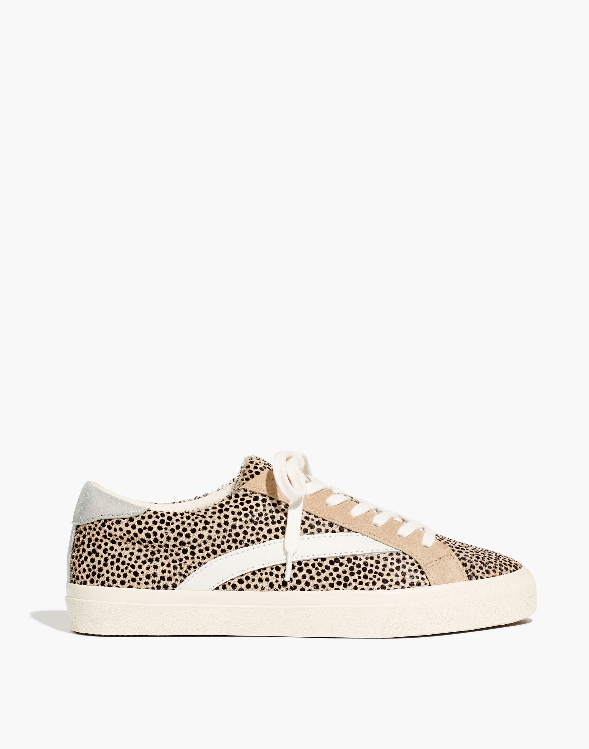 Sidewalk Low-Top Sneakers in Spot Dot Calf Hair