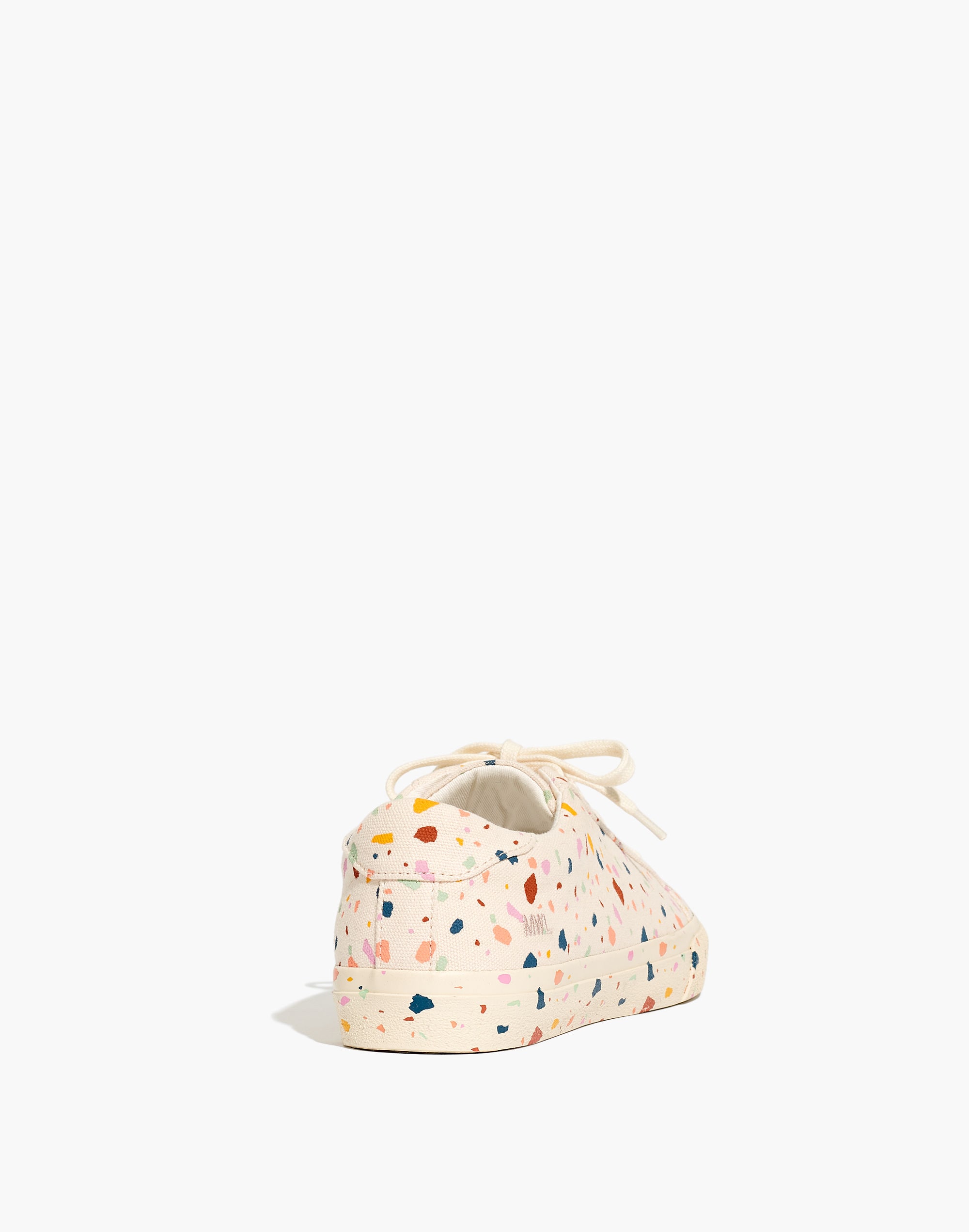 Sidewalk Low-Top Sneakers in Terrazzo Canvas