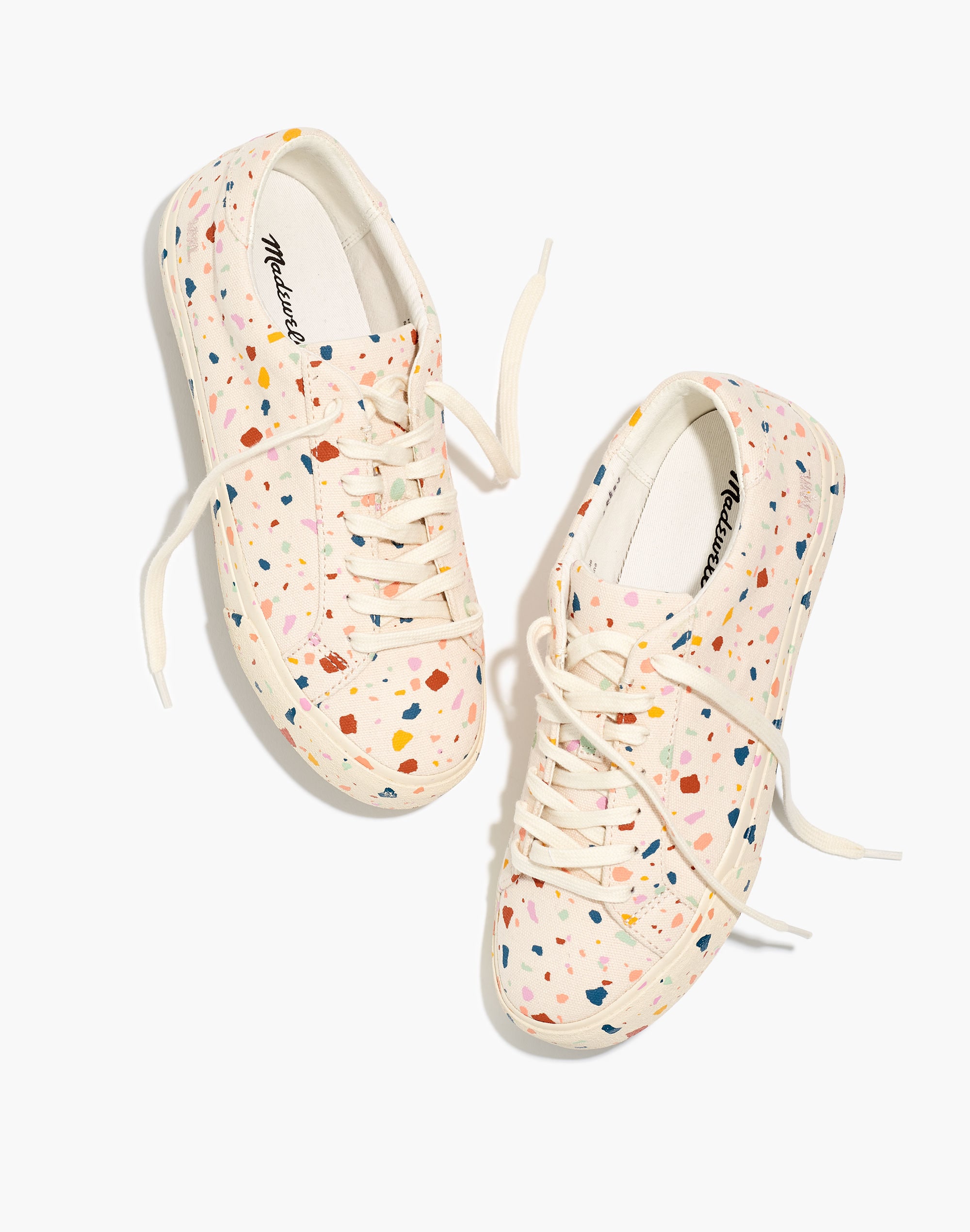 Sidewalk Low-Top Sneakers in Terrazzo Canvas