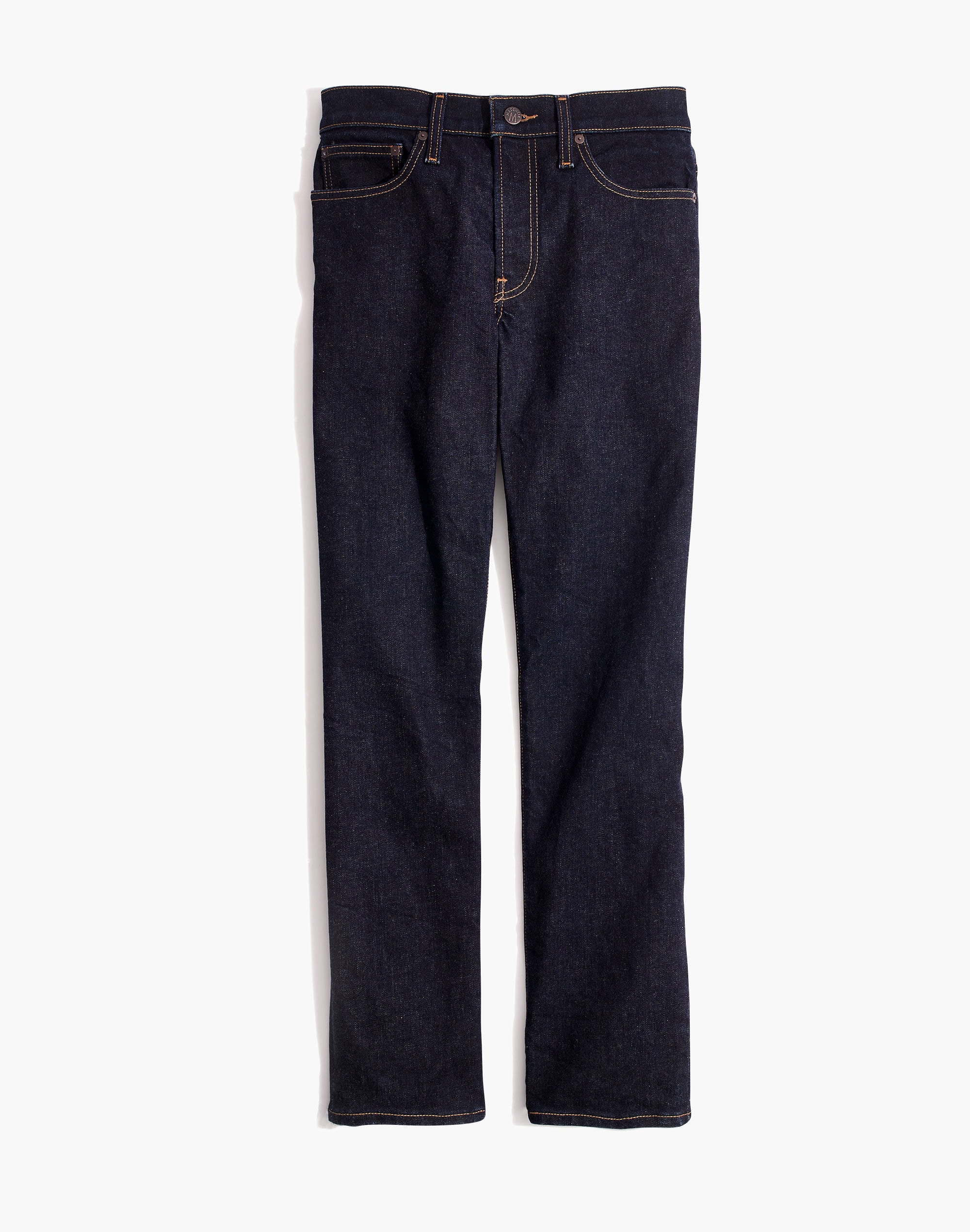 Straight Jeans in Rinse Wash