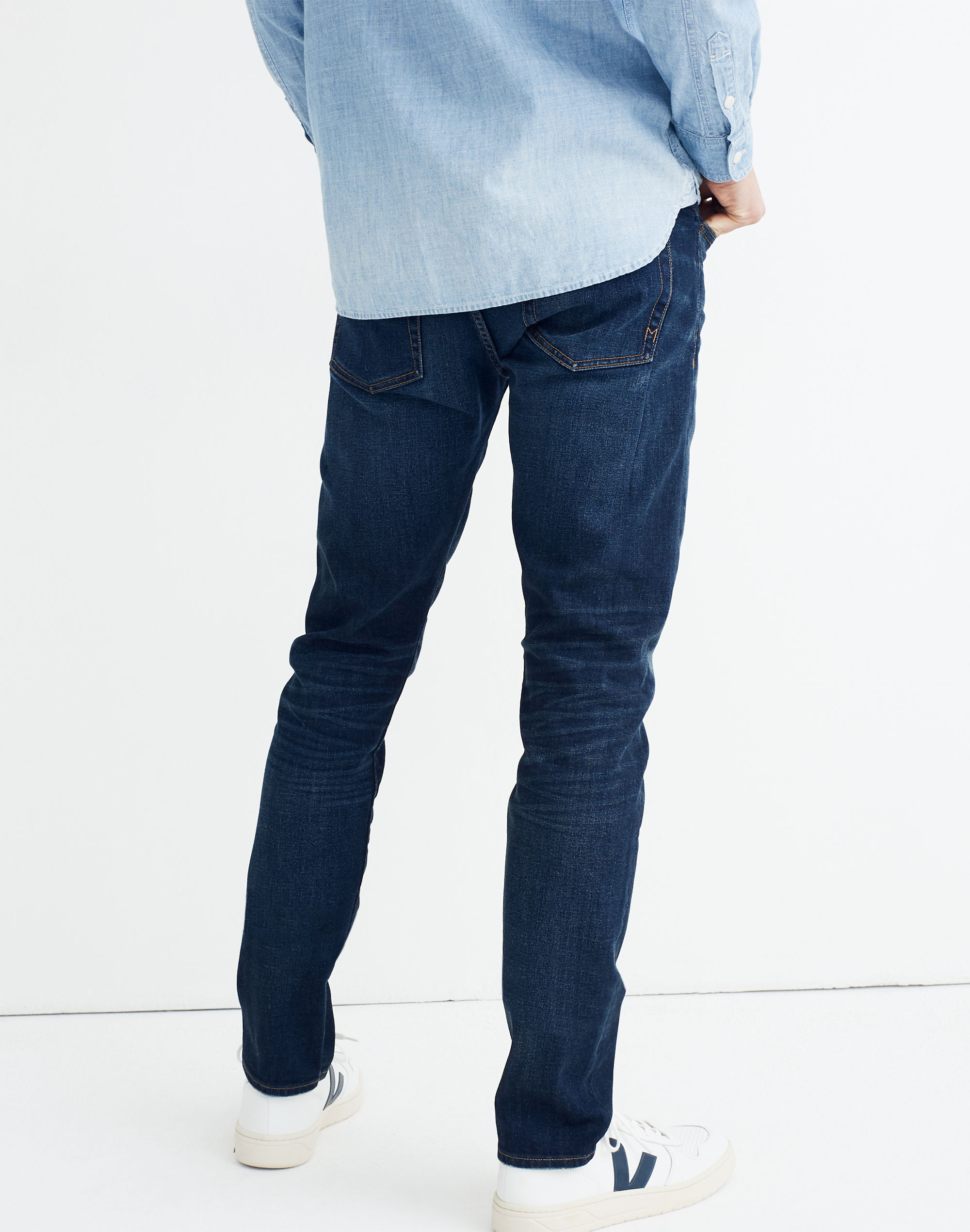 Selvedge Slim Jeans in Aldercreek Wash: Cone White Oak Edition