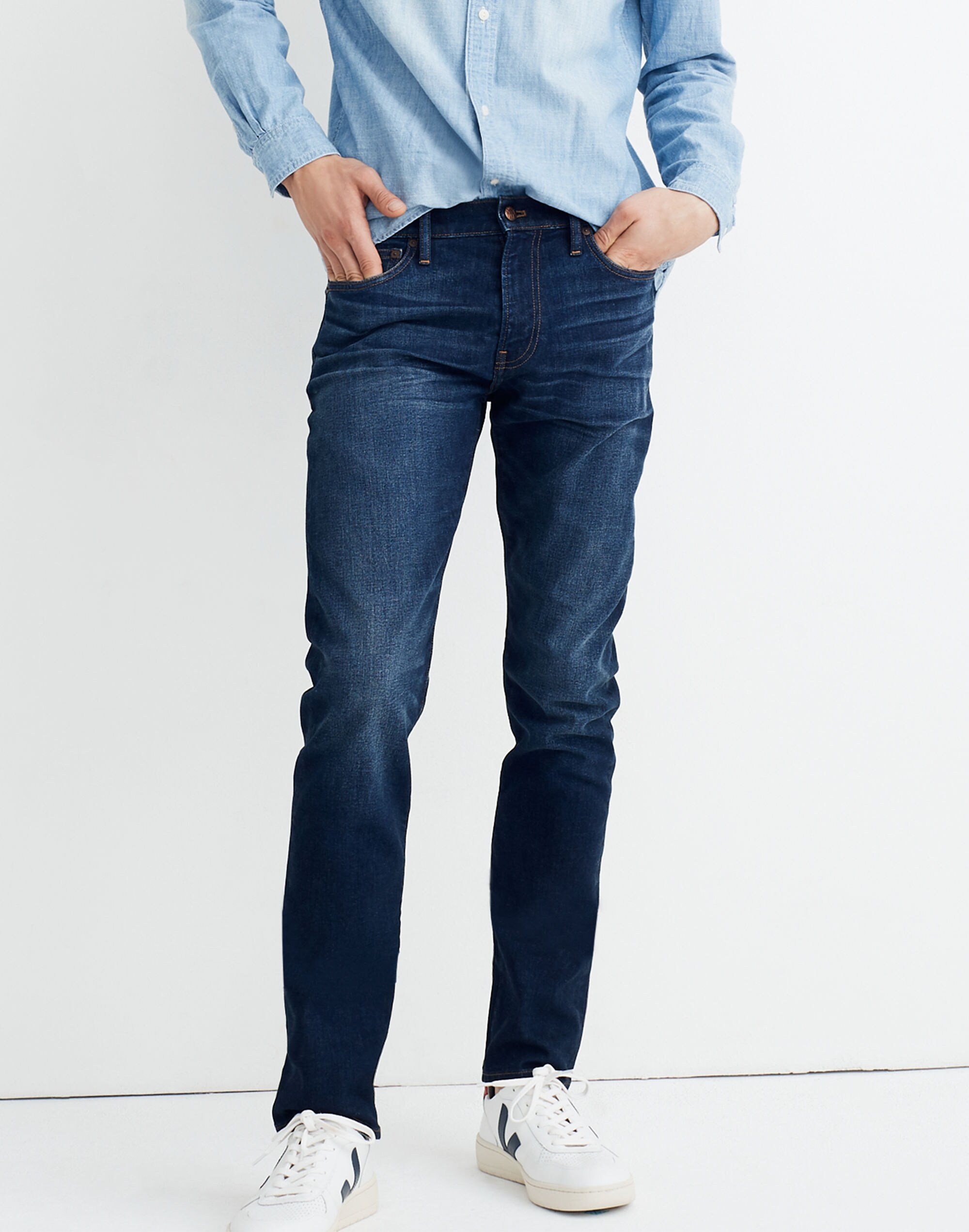 Selvedge Slim Jeans in Aldercreek Wash: Cone White Oak Edition