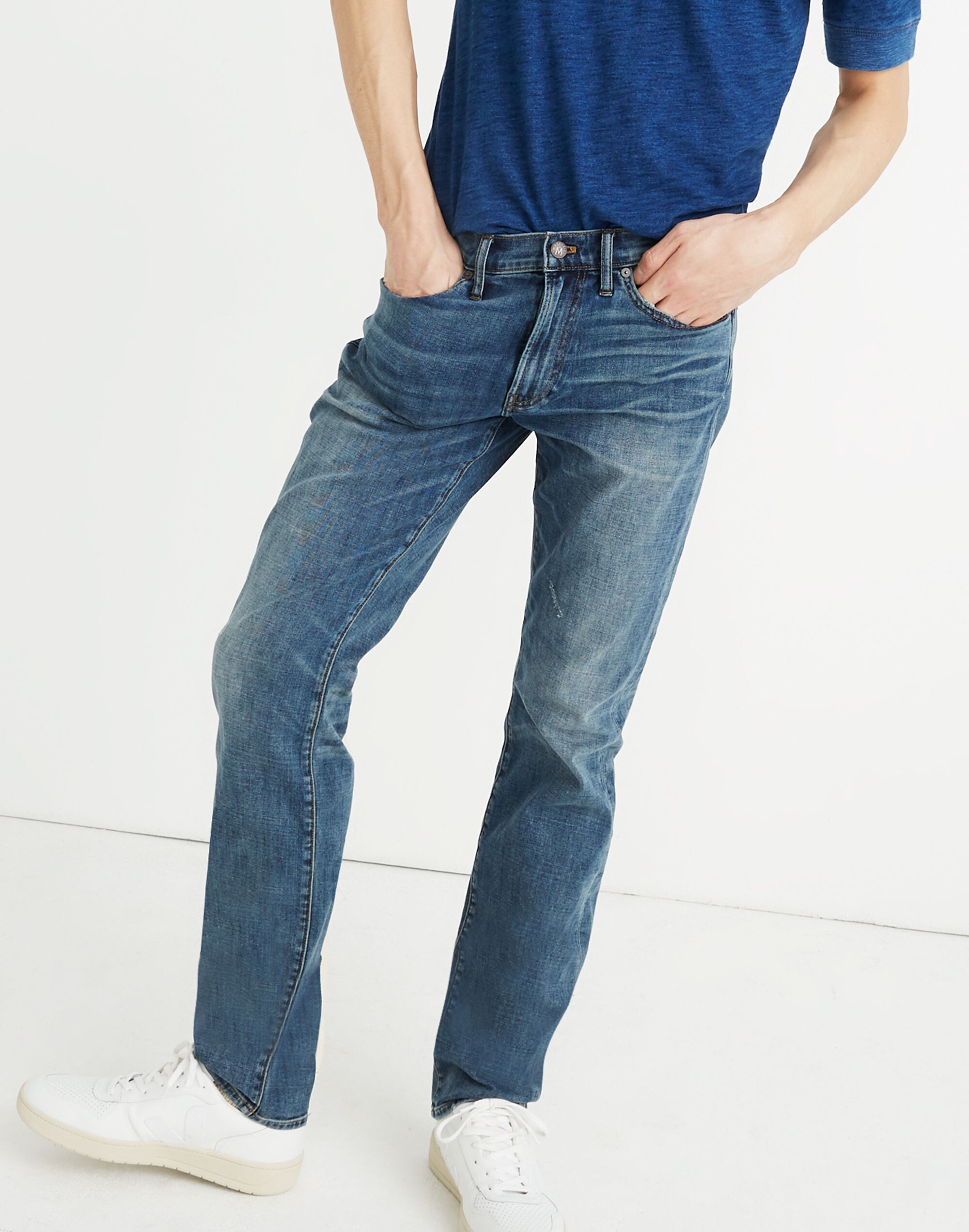 Straight Everyday Flex Jeans in Hutchins Wash