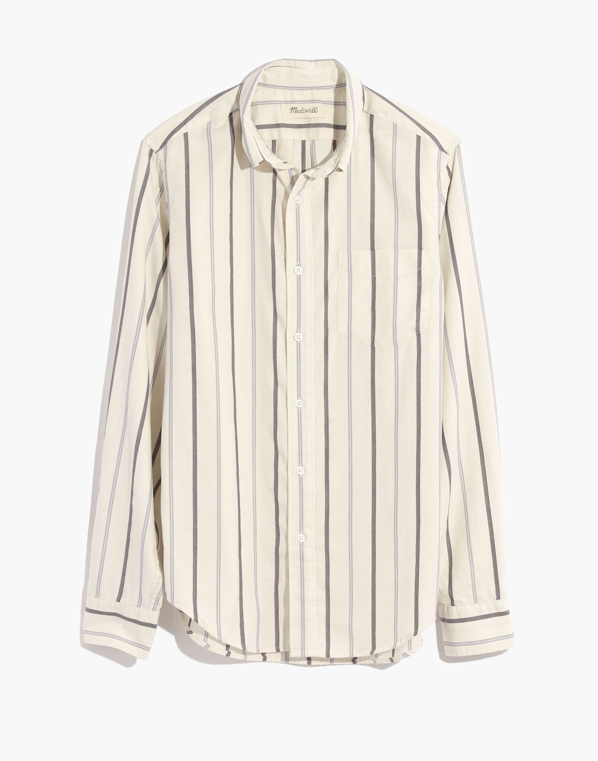 Button-Down Workshirt in Montpellier Stripe