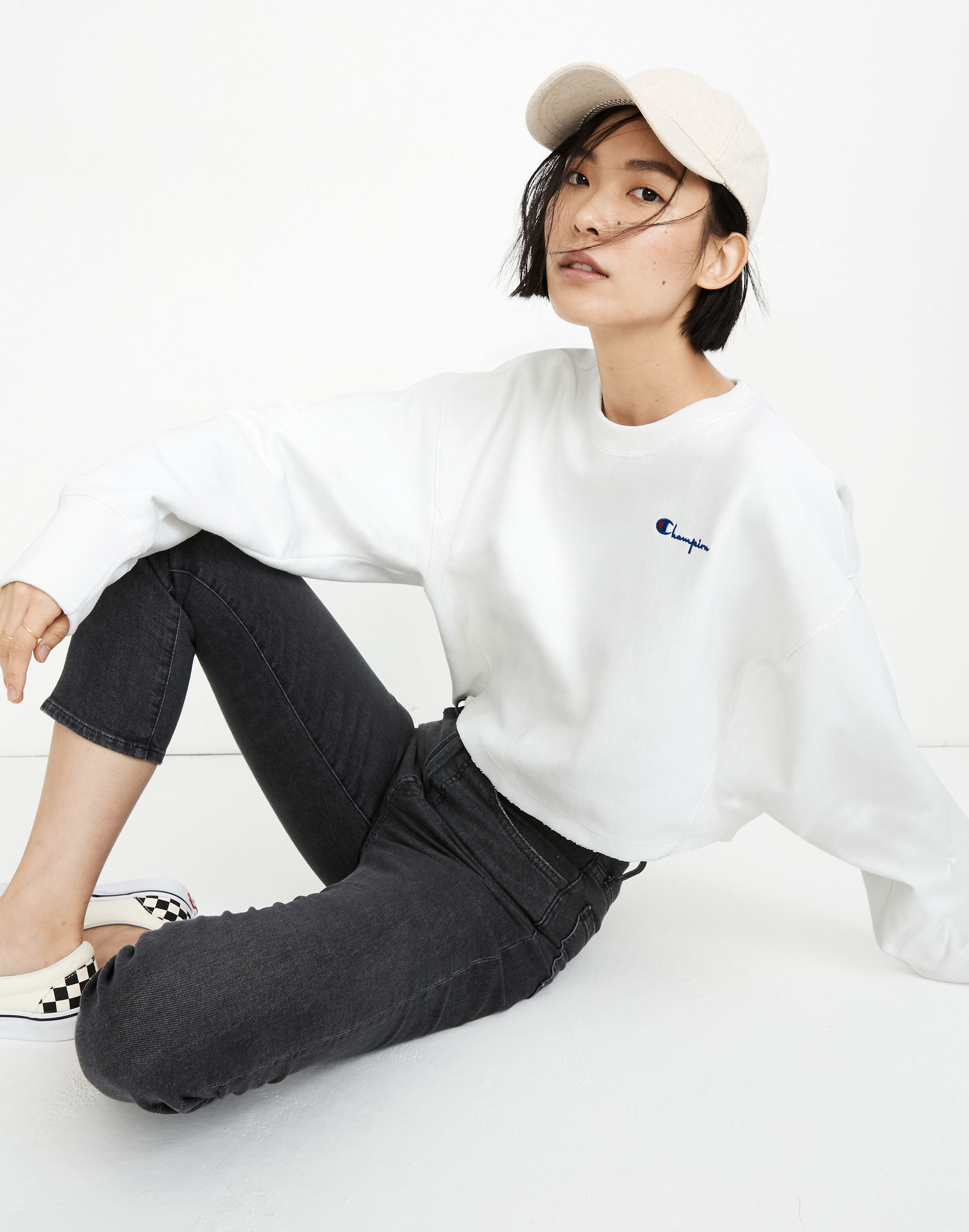 Champion&reg; Cropped Crewneck Sweatshirt