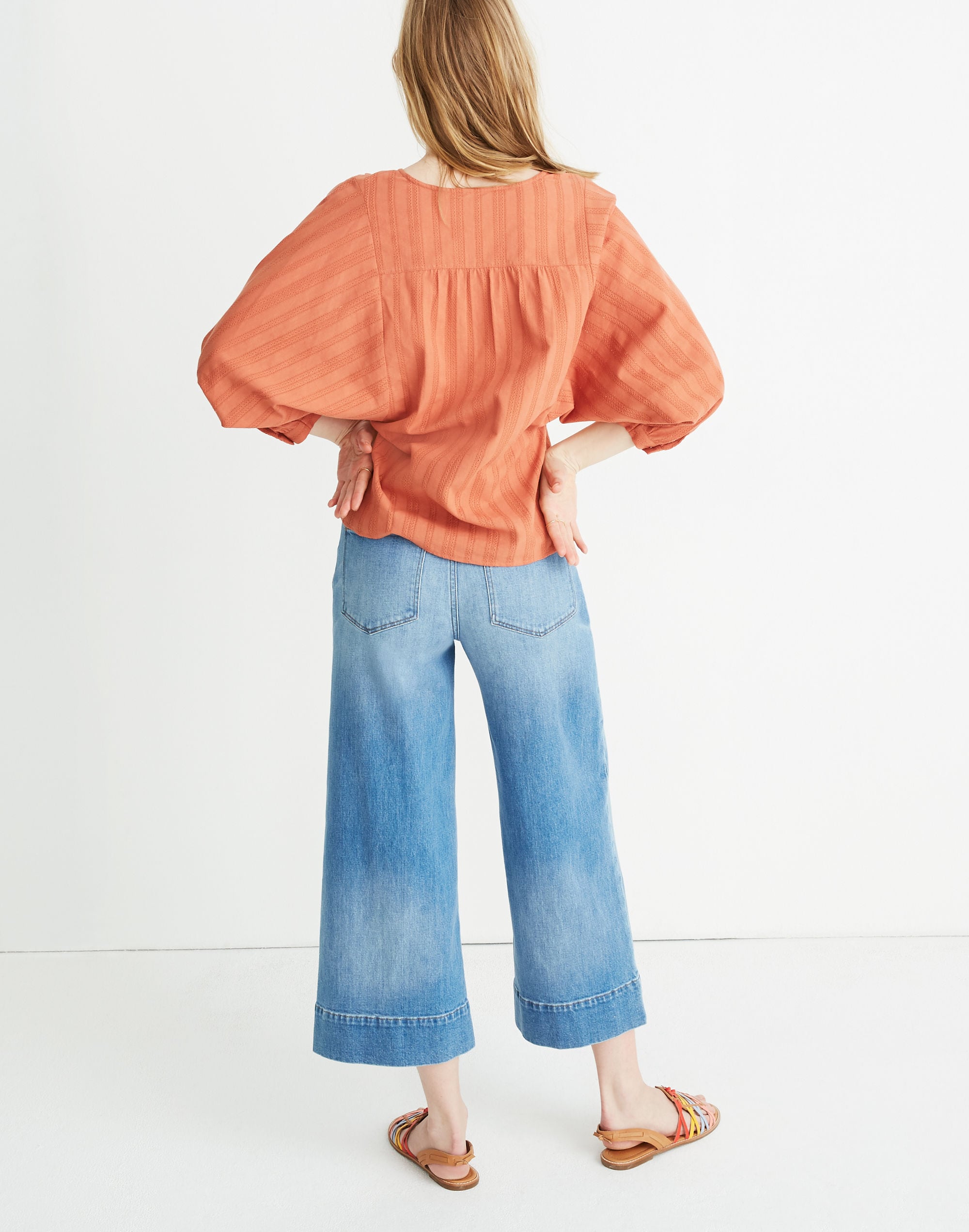 Raglan Peasant Top in Stripe