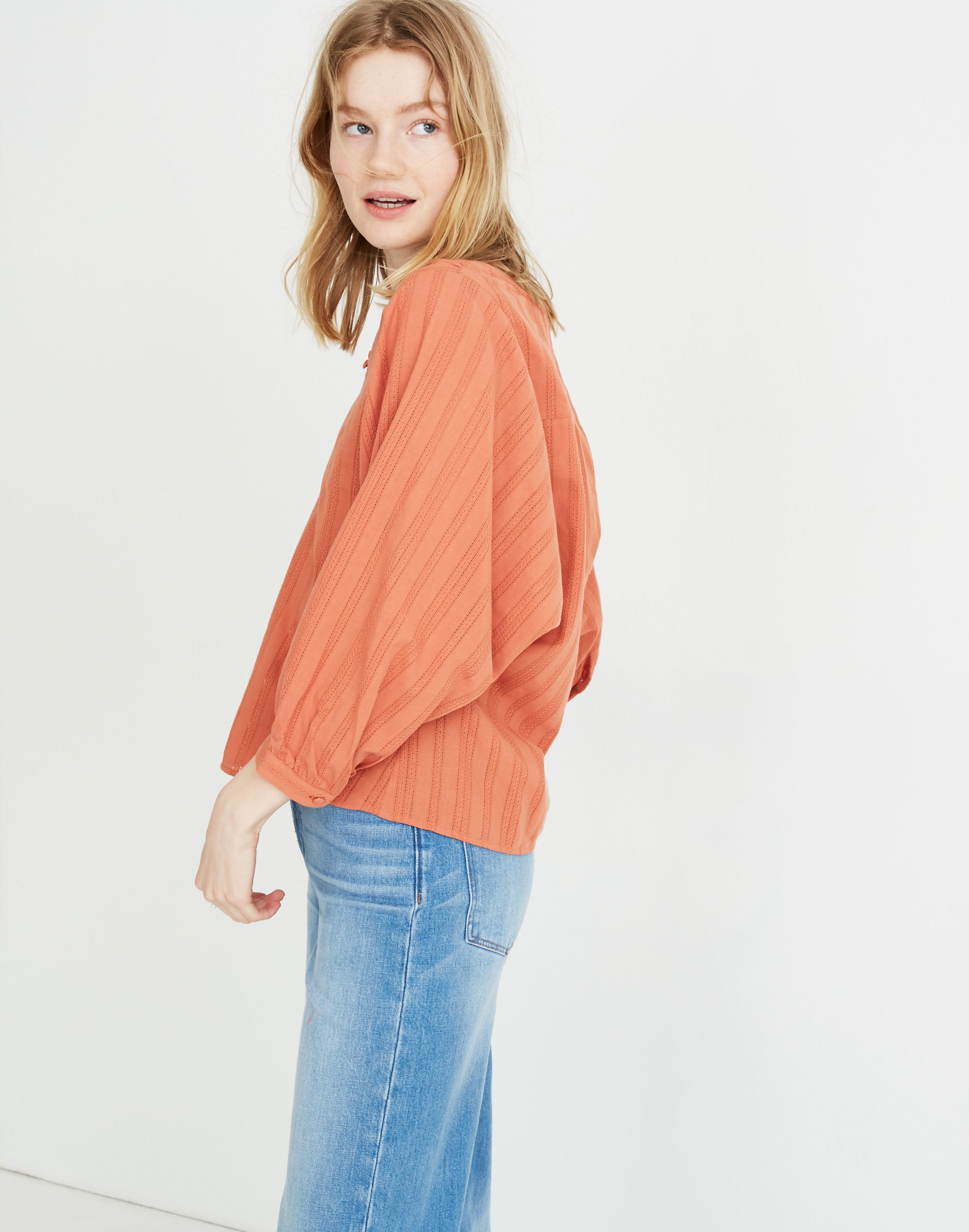 Raglan Peasant Top in Stripe
