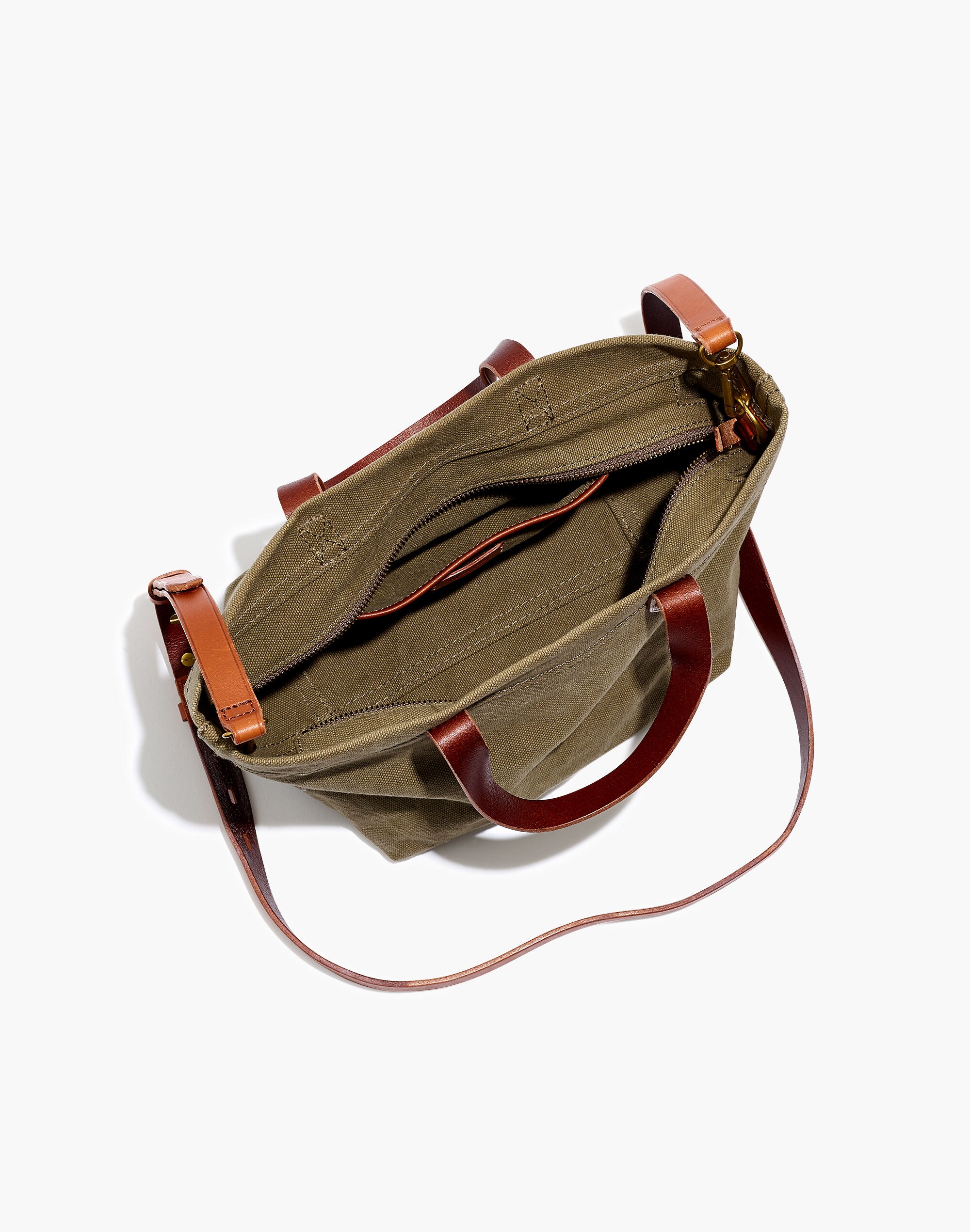 The Canvas Small Zip-Top Transport Crossbody