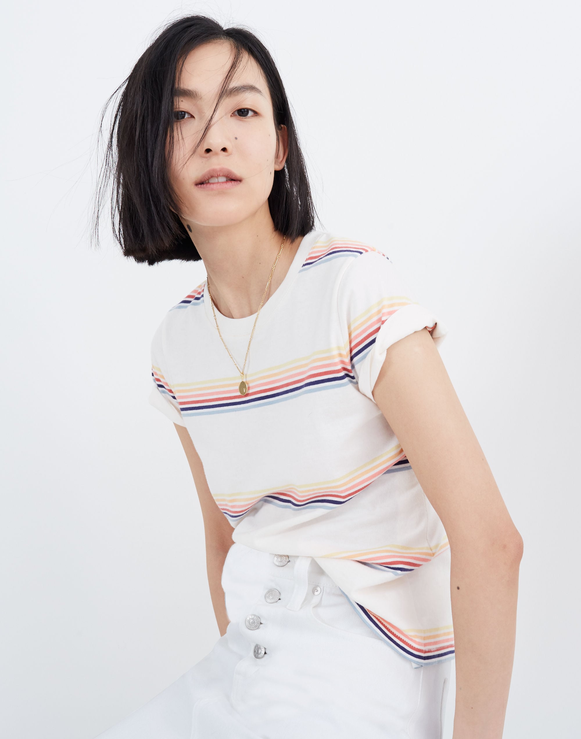 Northside Vintage Tee in Summerville Stripe