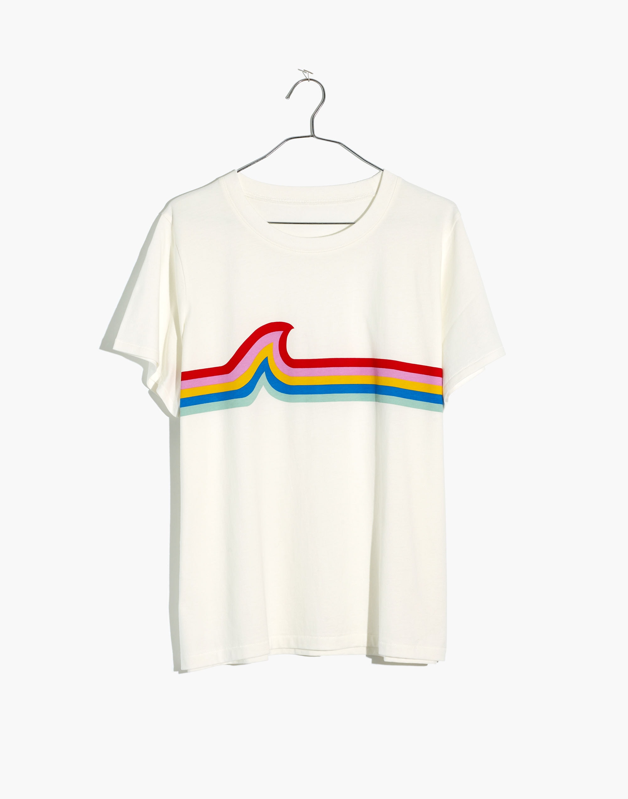 Rainbow Wave Graphic Northside Vintage Tee