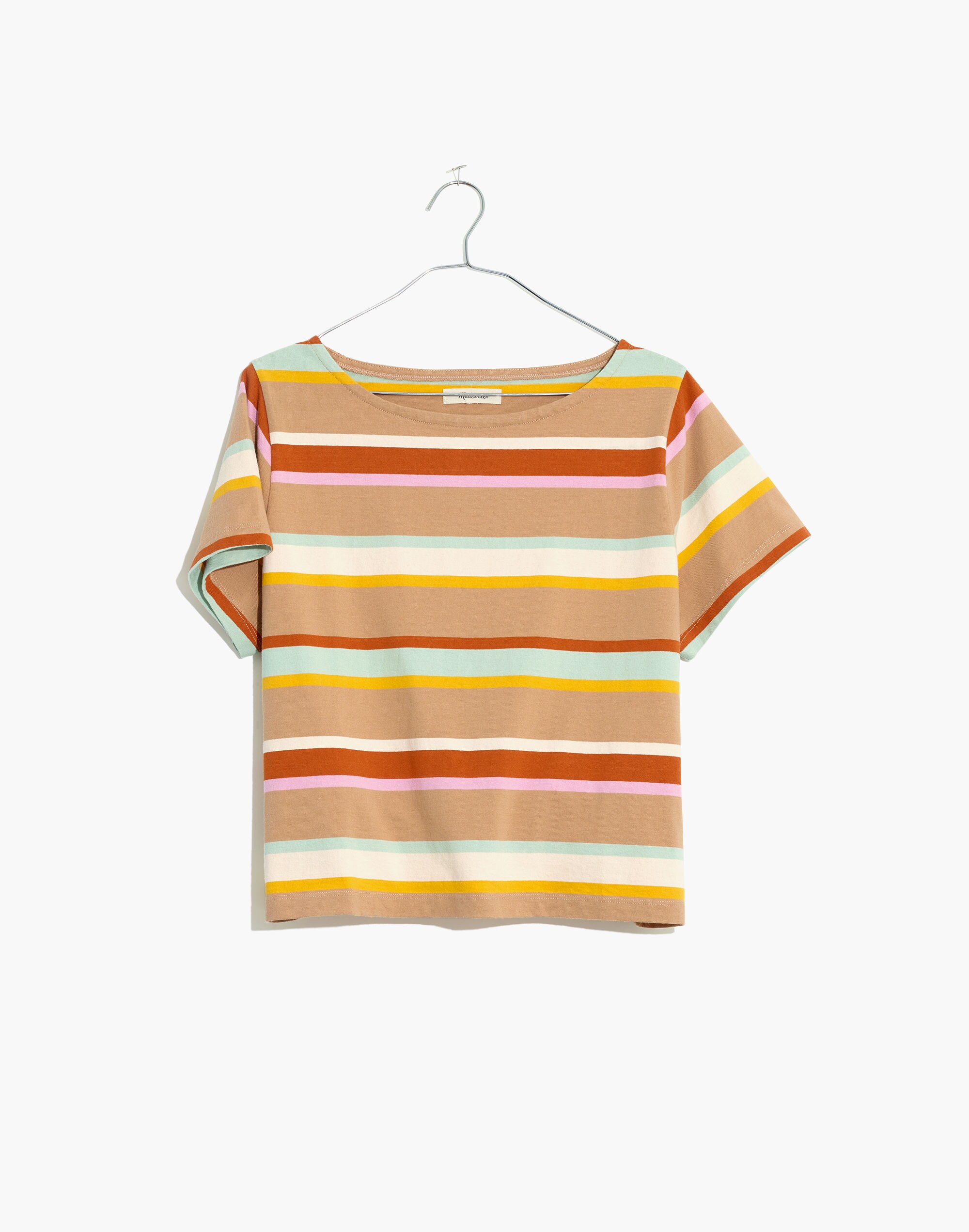 Setlist Boxy Tee in Wilmore Stripe