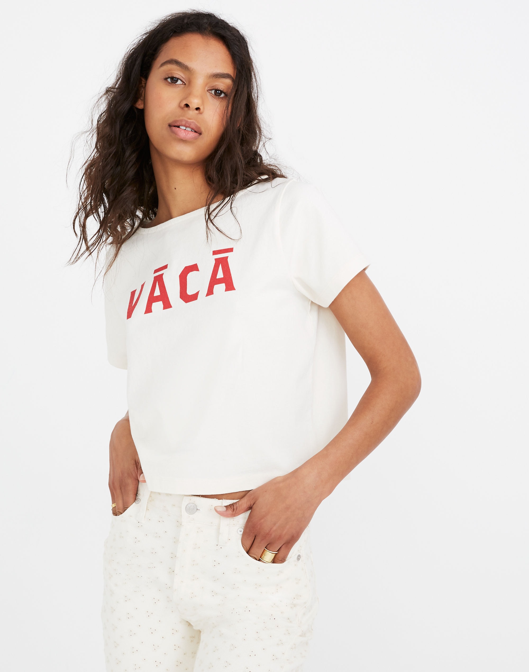 Vaca Graphic Setlist Boxy Tee