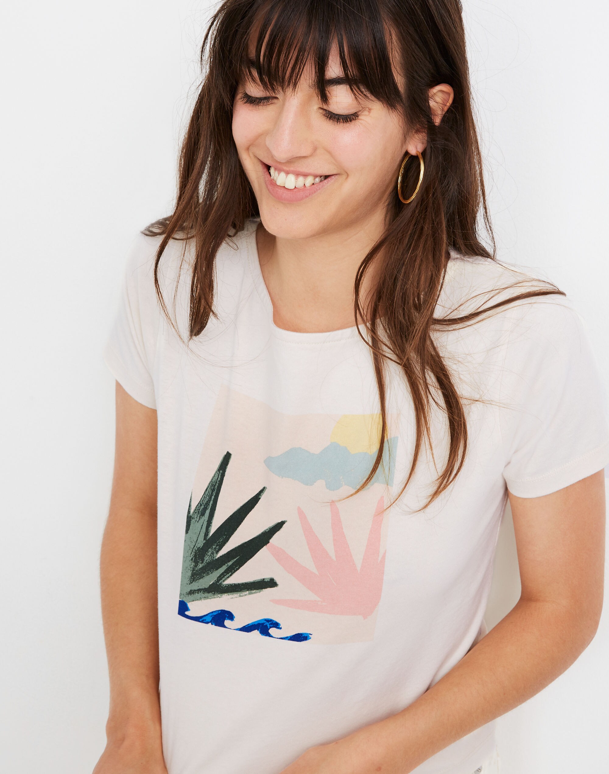 Botanical Graphic Setlist Boxy Tee