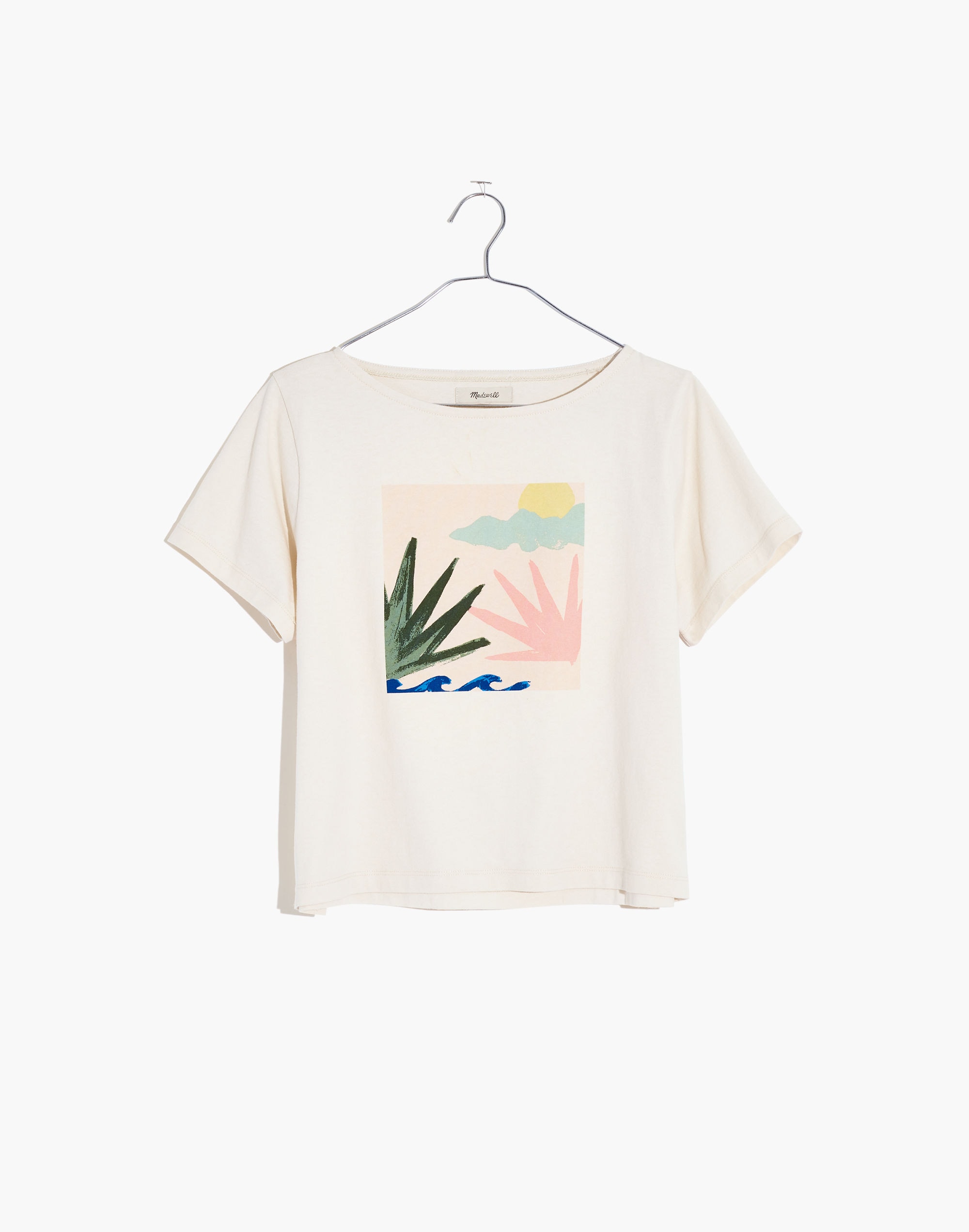 Botanical Graphic Setlist Boxy Tee